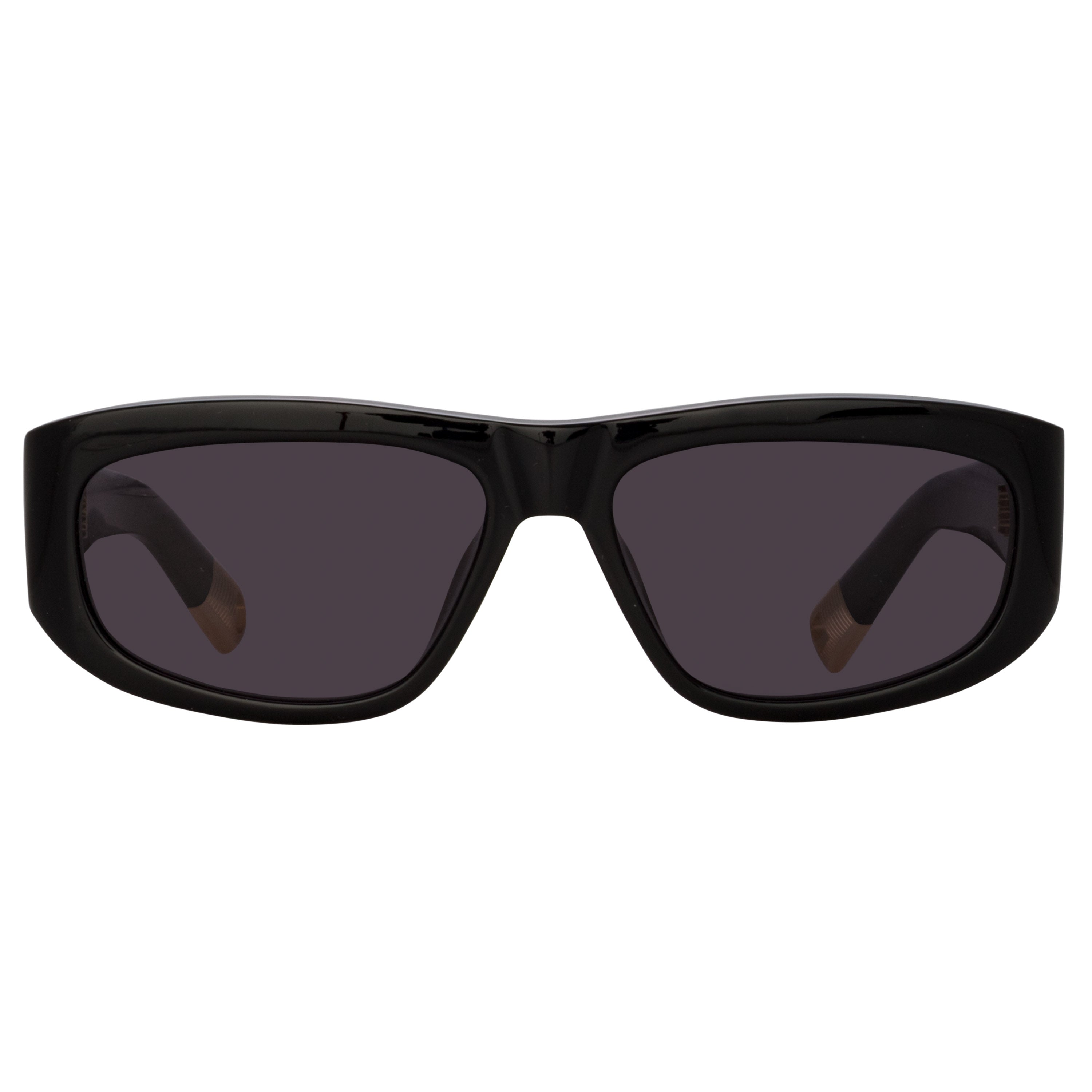 Pilota D-Frame Sunglasses in Black by Jacquemus