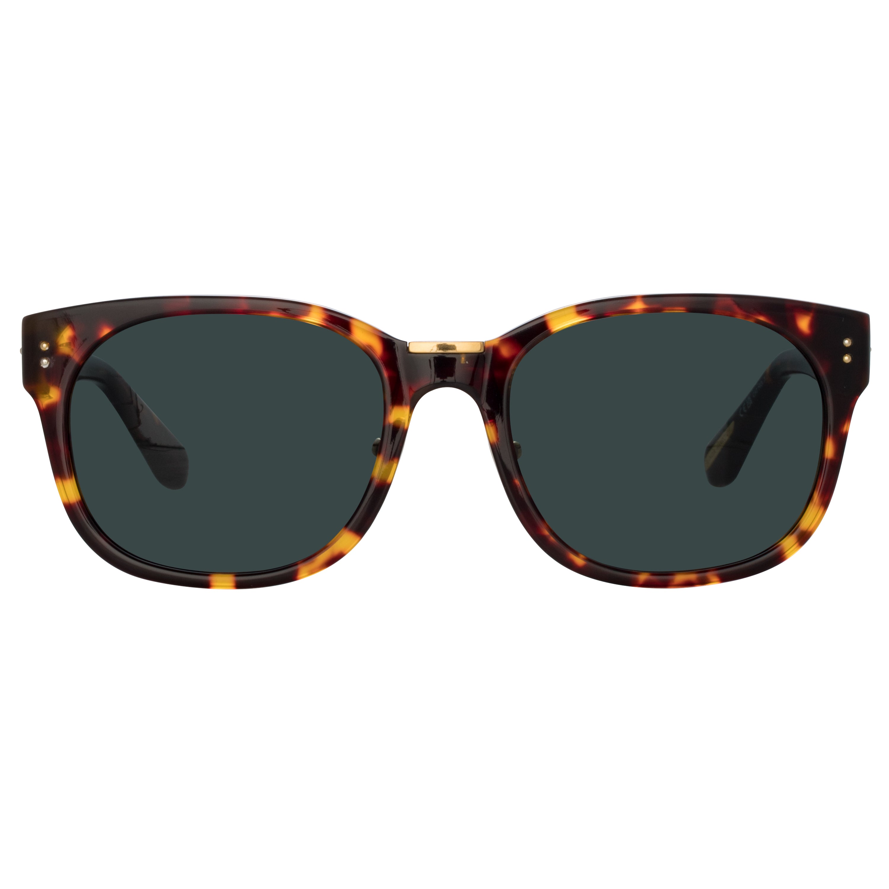 Cedric A Rectangular Sunglasses in Tortoiseshell (Asian Fit)