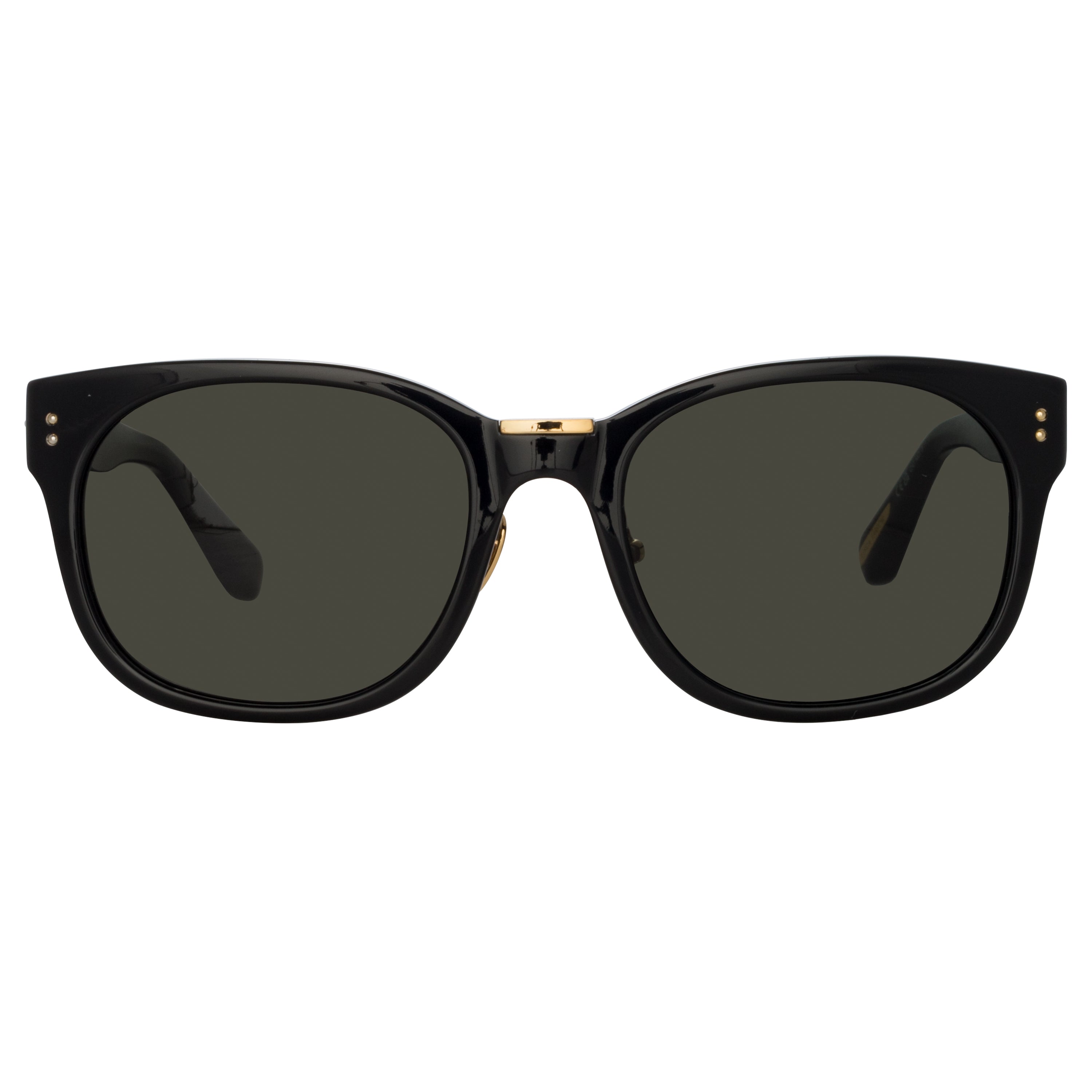 Cedric A Rectangular Sunglasses in Black and Grey (Asian Fit)