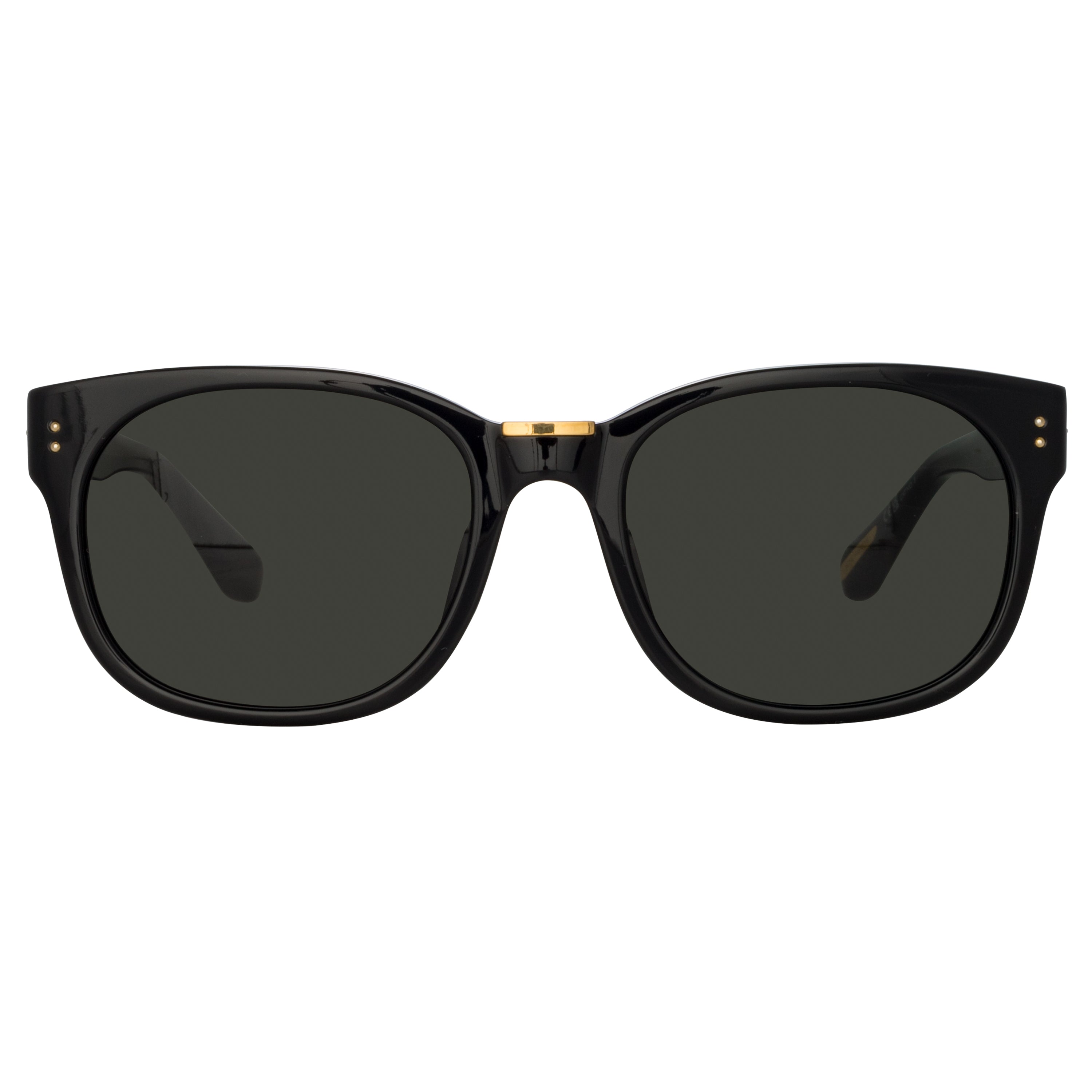 Cedric Rectangular Sunglasses in Black and Grey