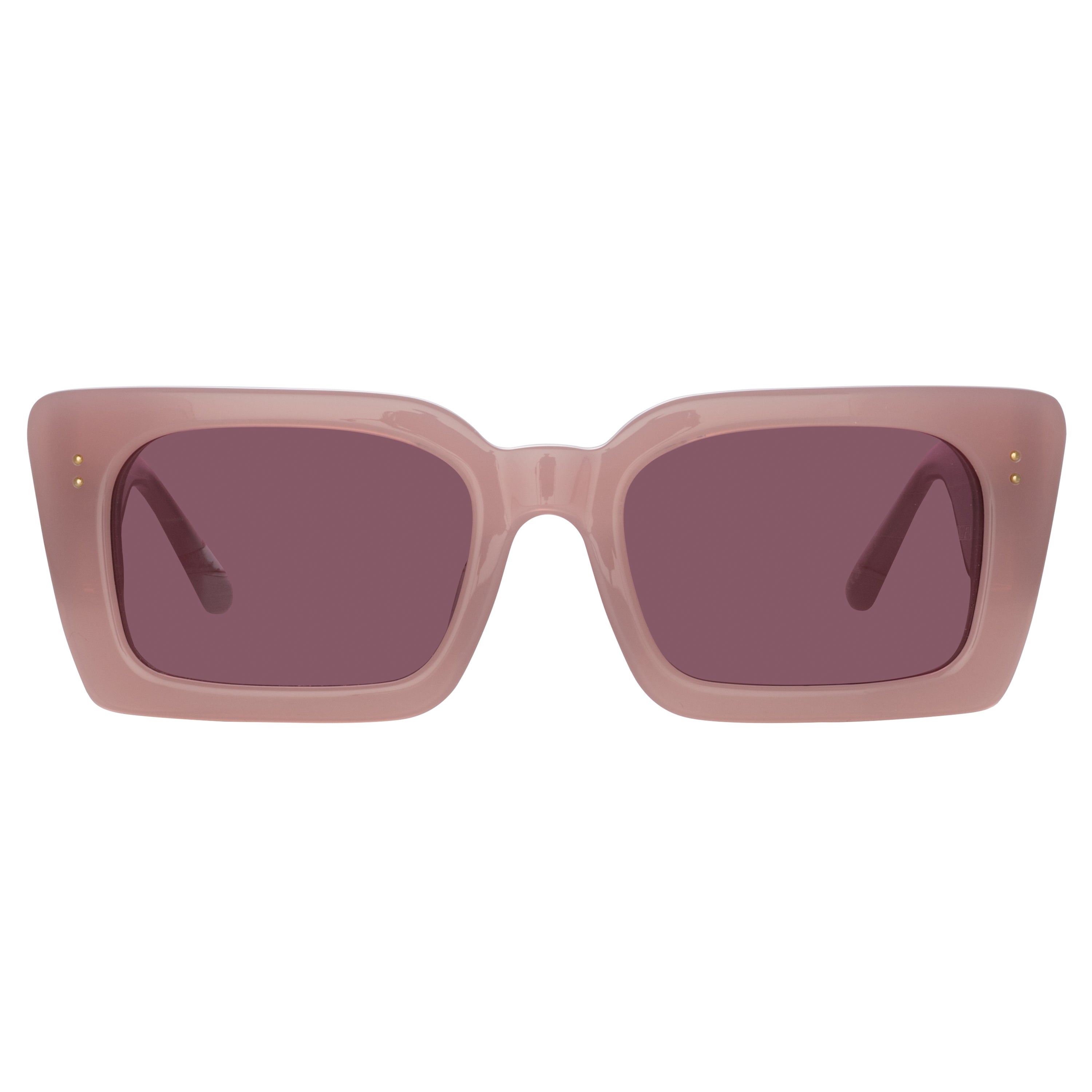 Nieve Rectangular Sunglasses in Lilac
