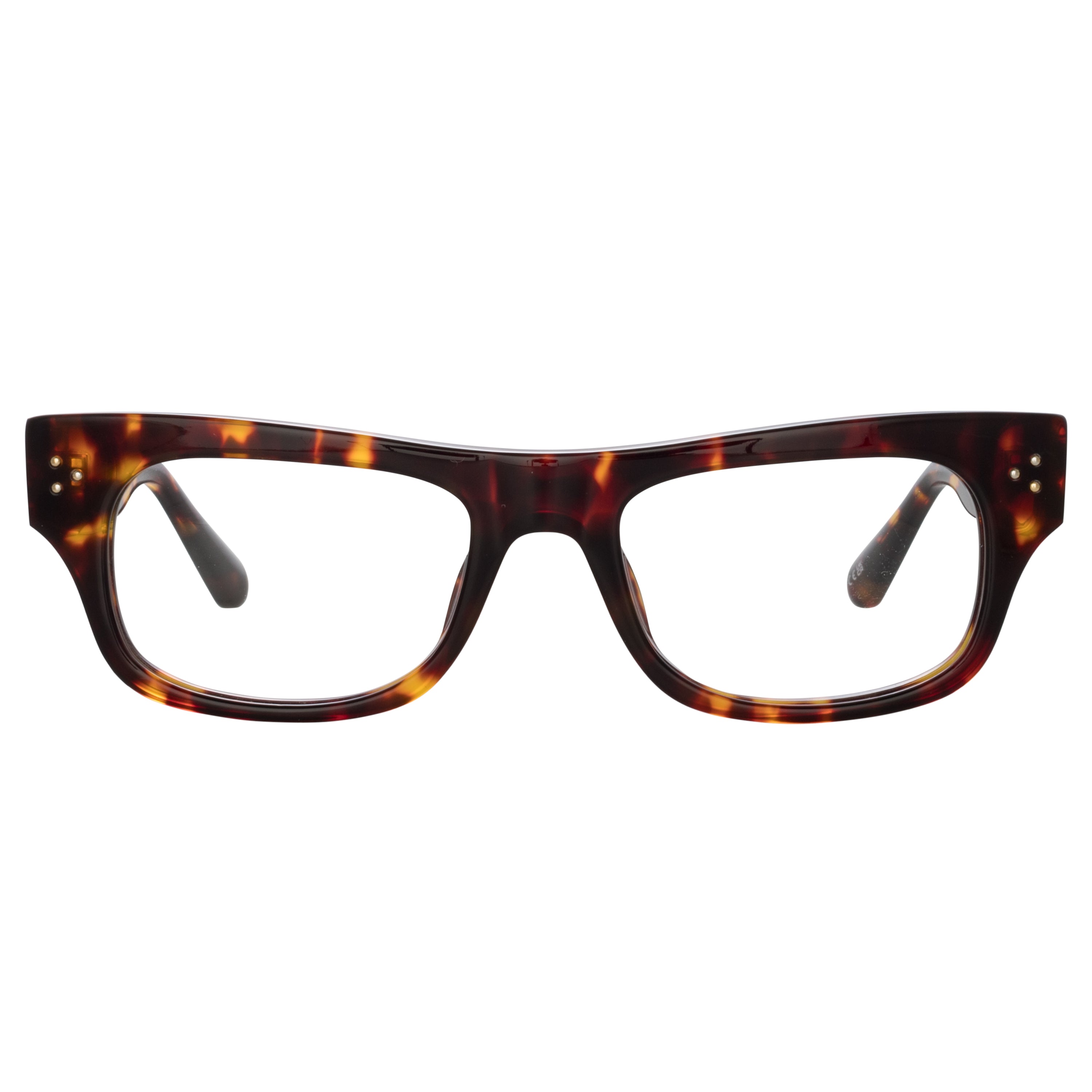 Falck Rectangular Optical Frame in Tortoiseshell