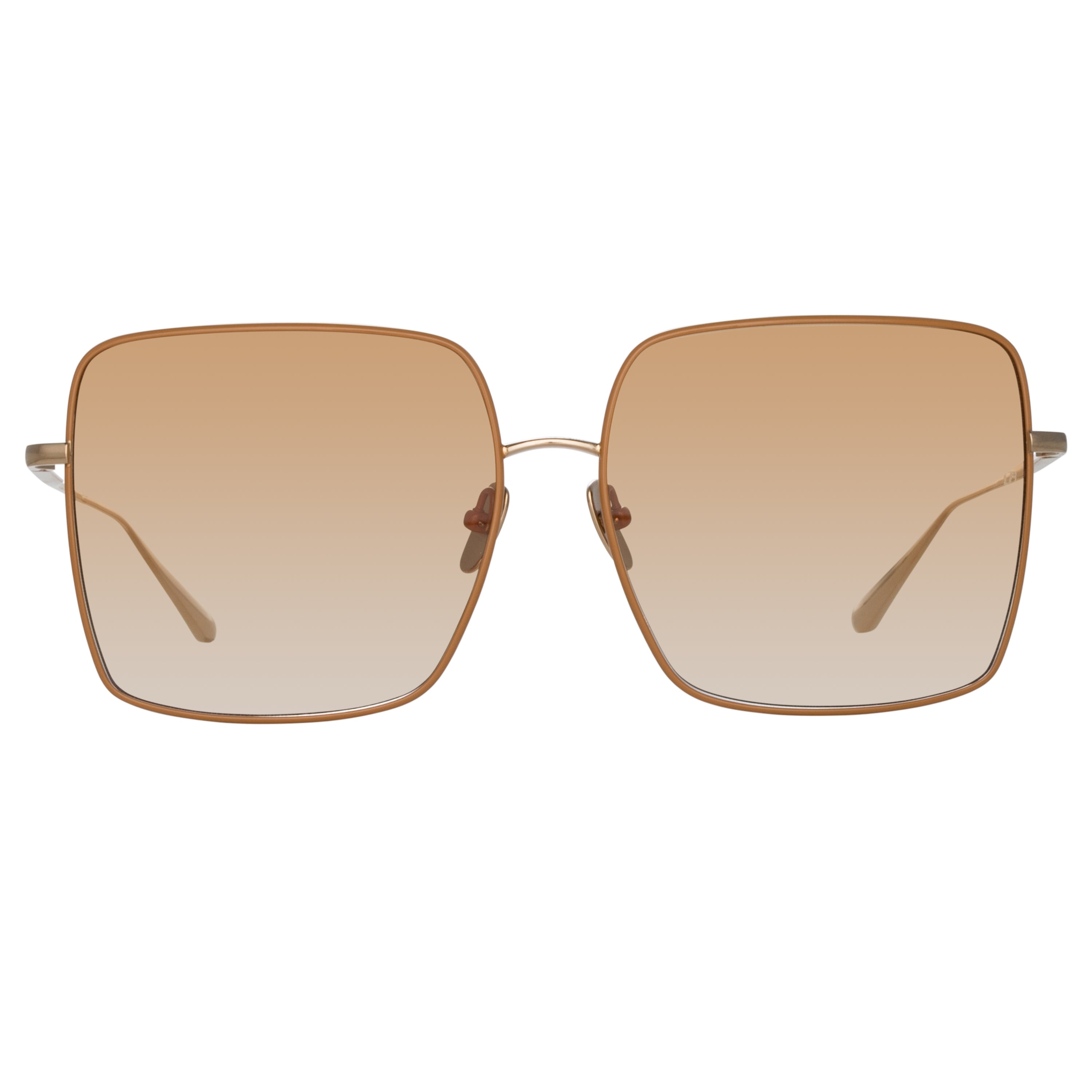 Hina Square Sunglasses in Tobacco