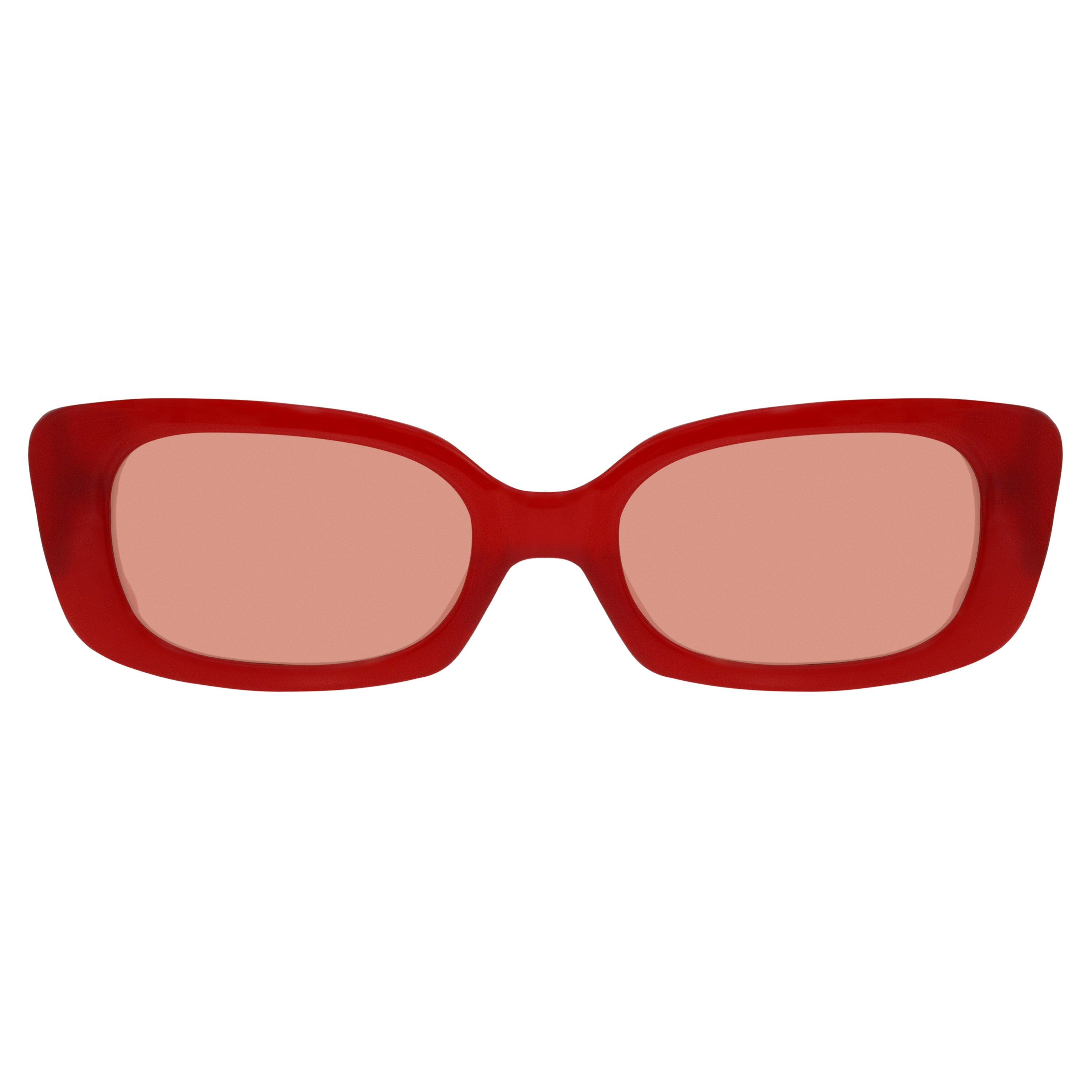 Magda Butrym Cat Eye Sunglasses in Red