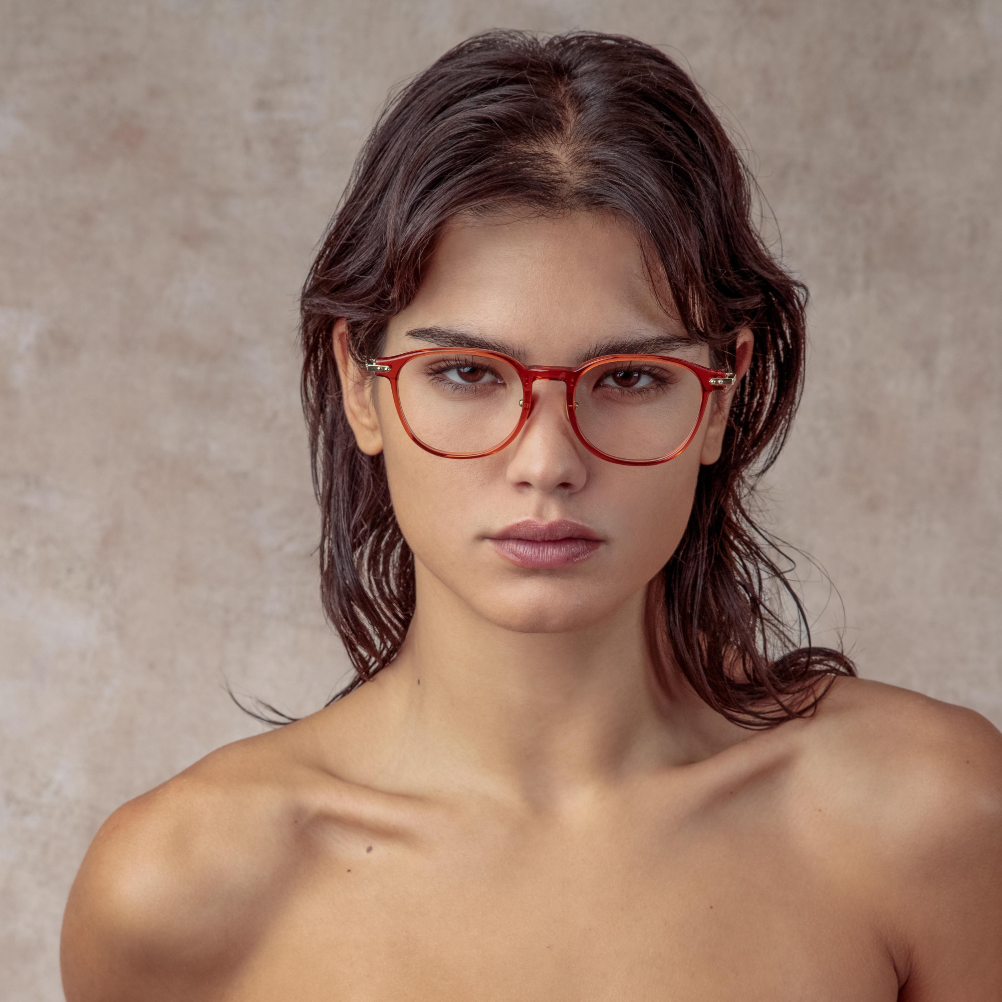 Meier Optical D-Frame in Amber (Asian Fit)