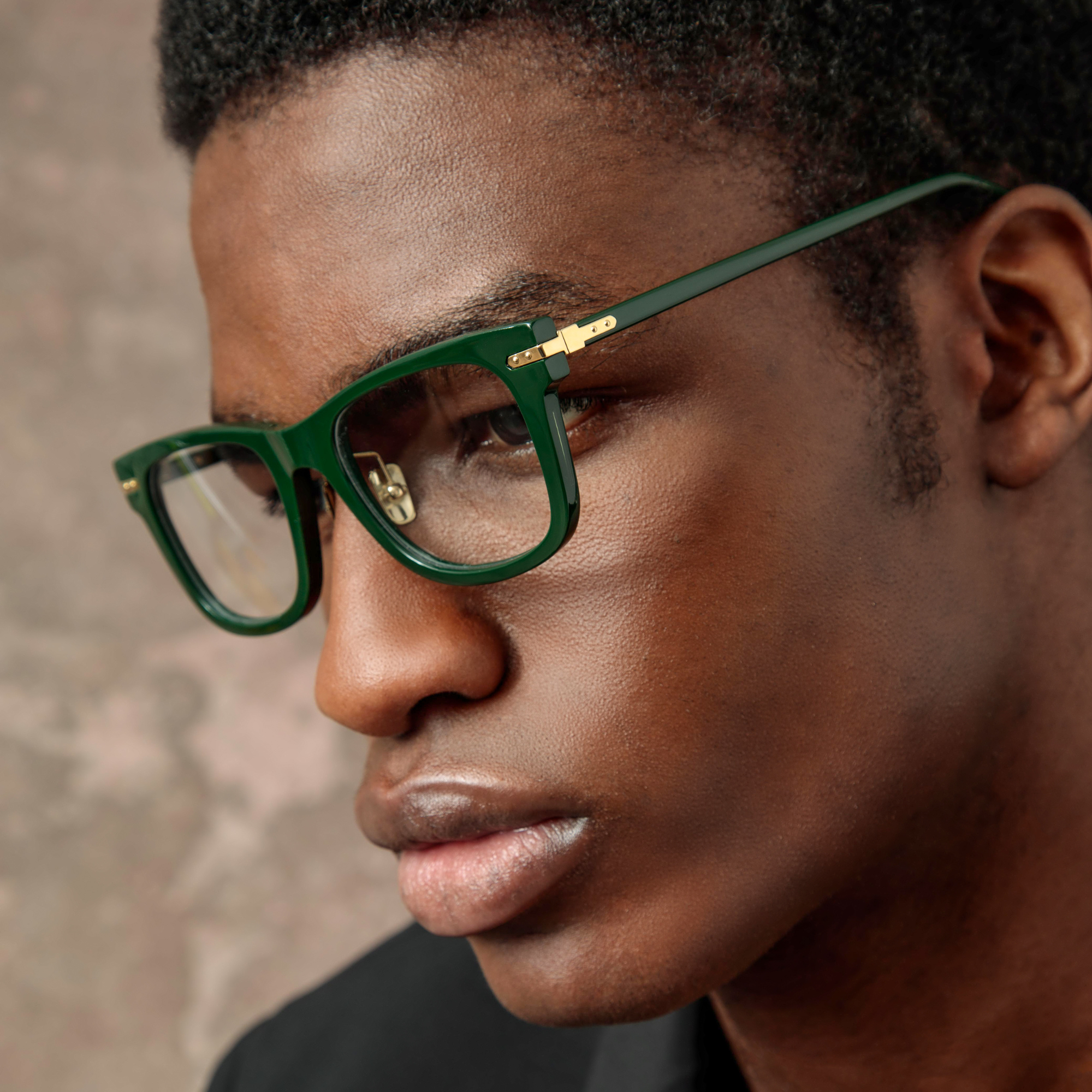 Men’s Portico Optical D-Frame in Forest Green (Asian Fit)