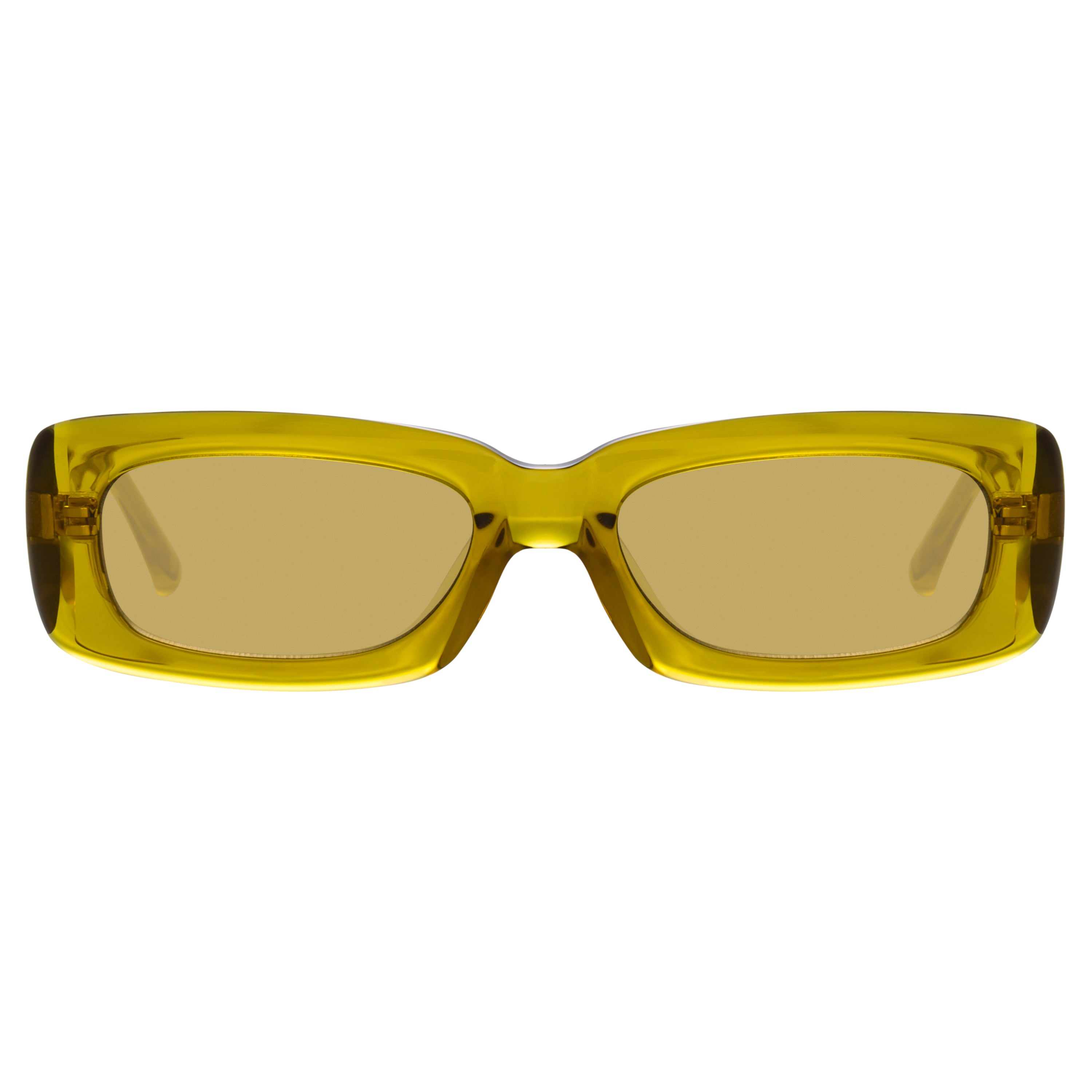 The Attico Mini Marfa in Mustard