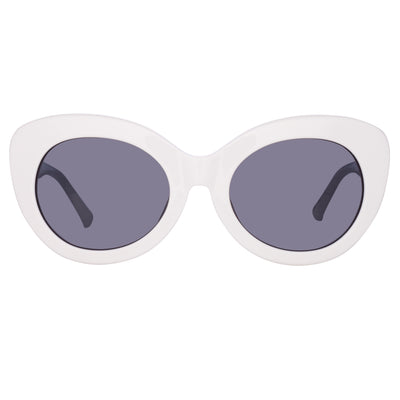 P6404-CO - White Triangle Thin Cat Eye Sunglasses Wholesale - Frontier  Fashion, Inc.