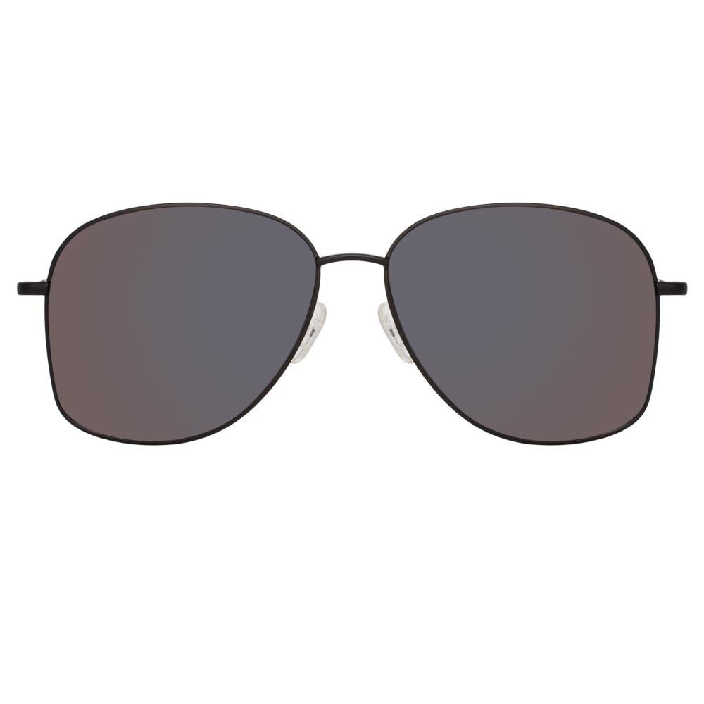 Dries Van Noten 199 Aviator Sunglasses in Black