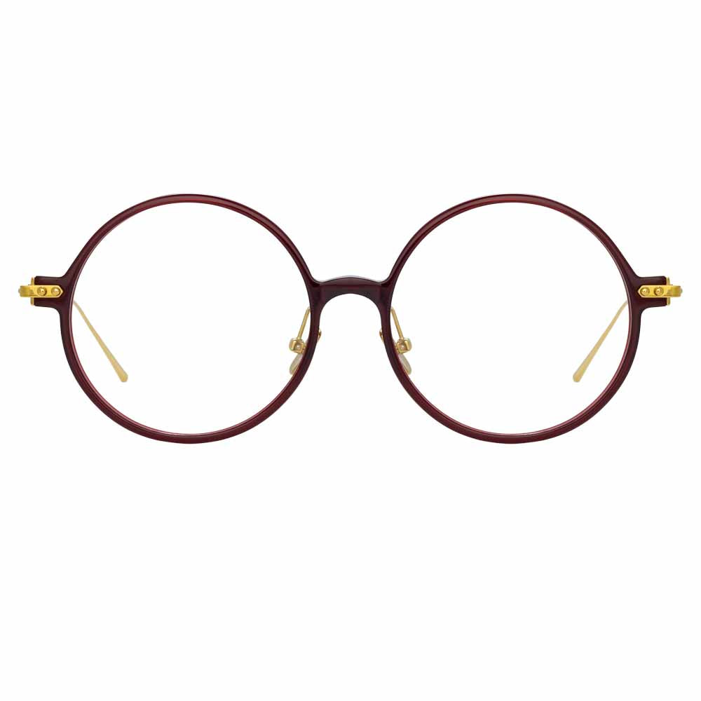 Linda Farrow Linear Savoye C4 Round Optical Frame