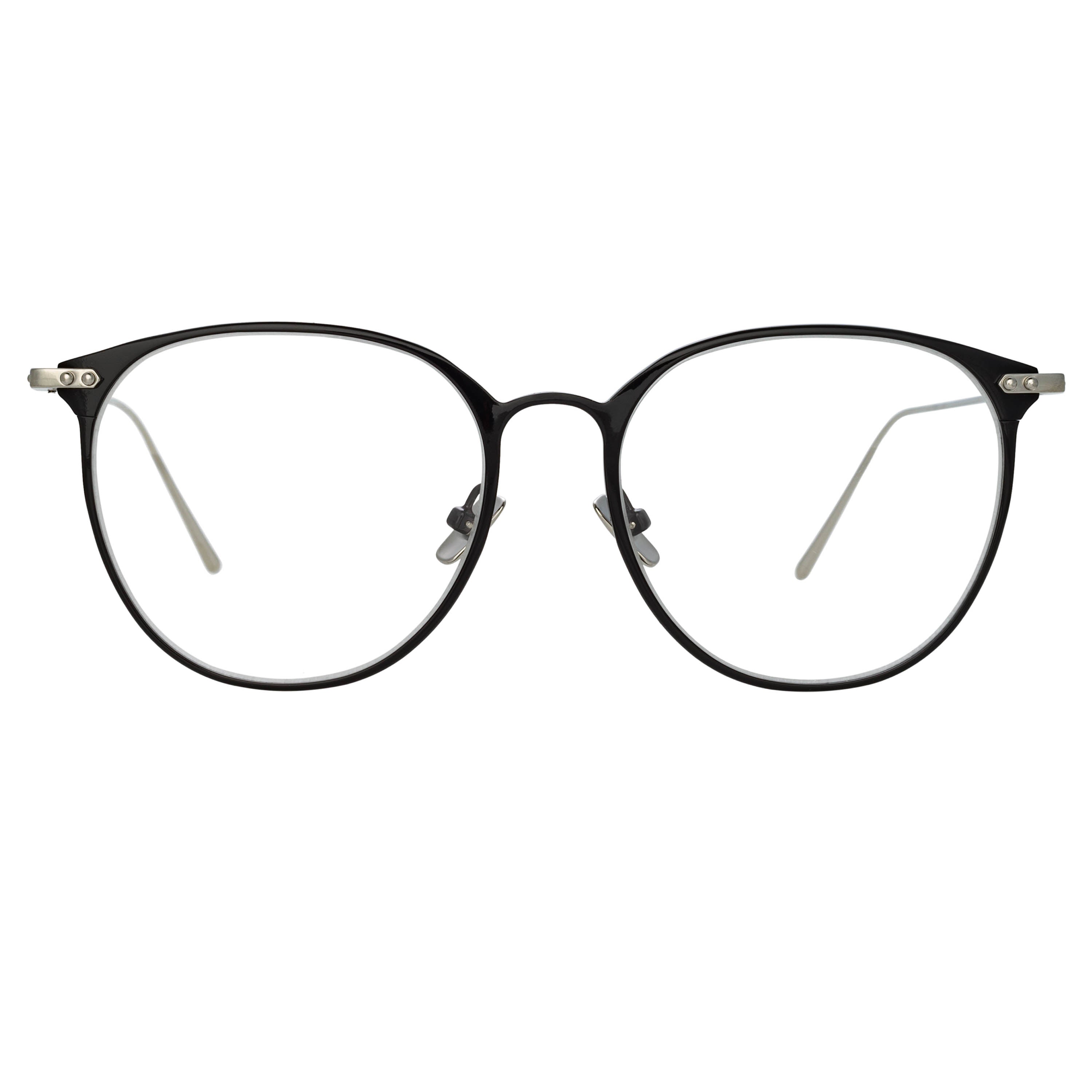 Sophia Optical A Oval Frame in Black and White Gold (Men’s)