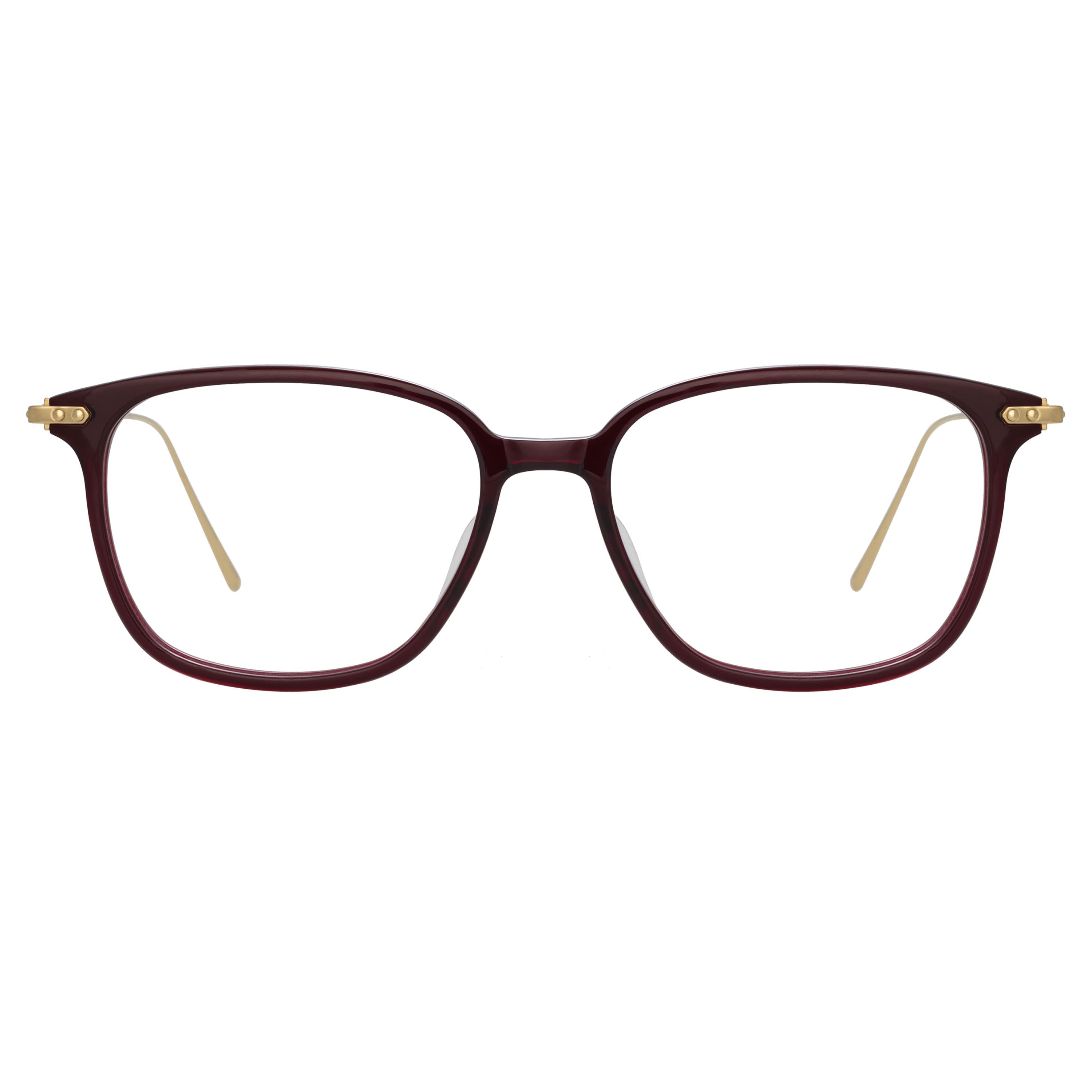 Coffey A Rectangular Optical Frame in Burgundy