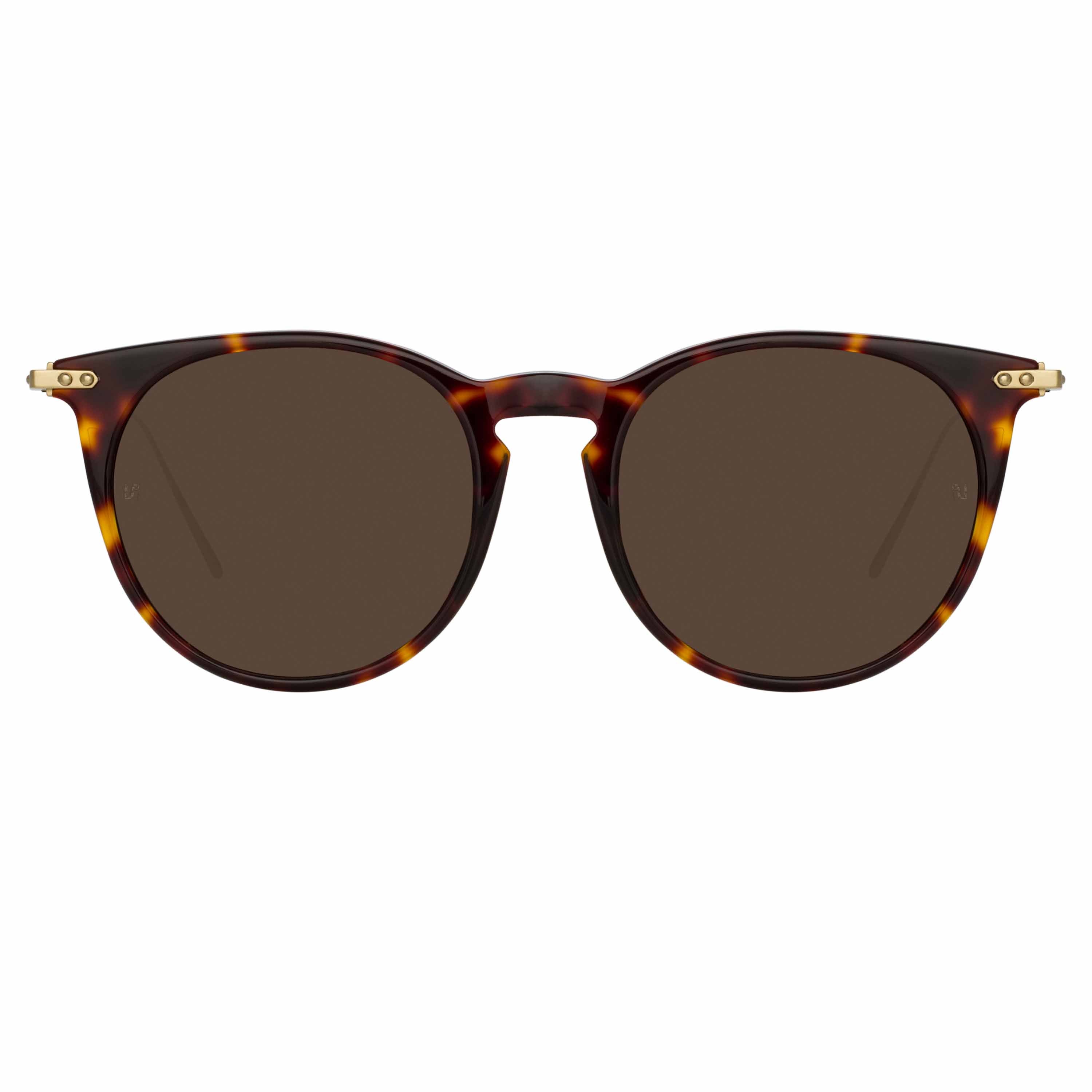 Ellis A Oval Sunglasses in Tortoiseshell