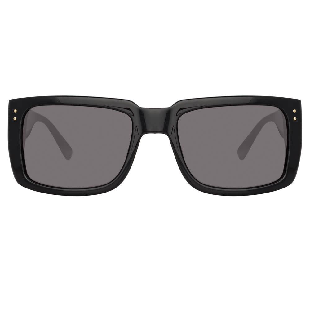 Morrison Rectangular Sunglasses in Black