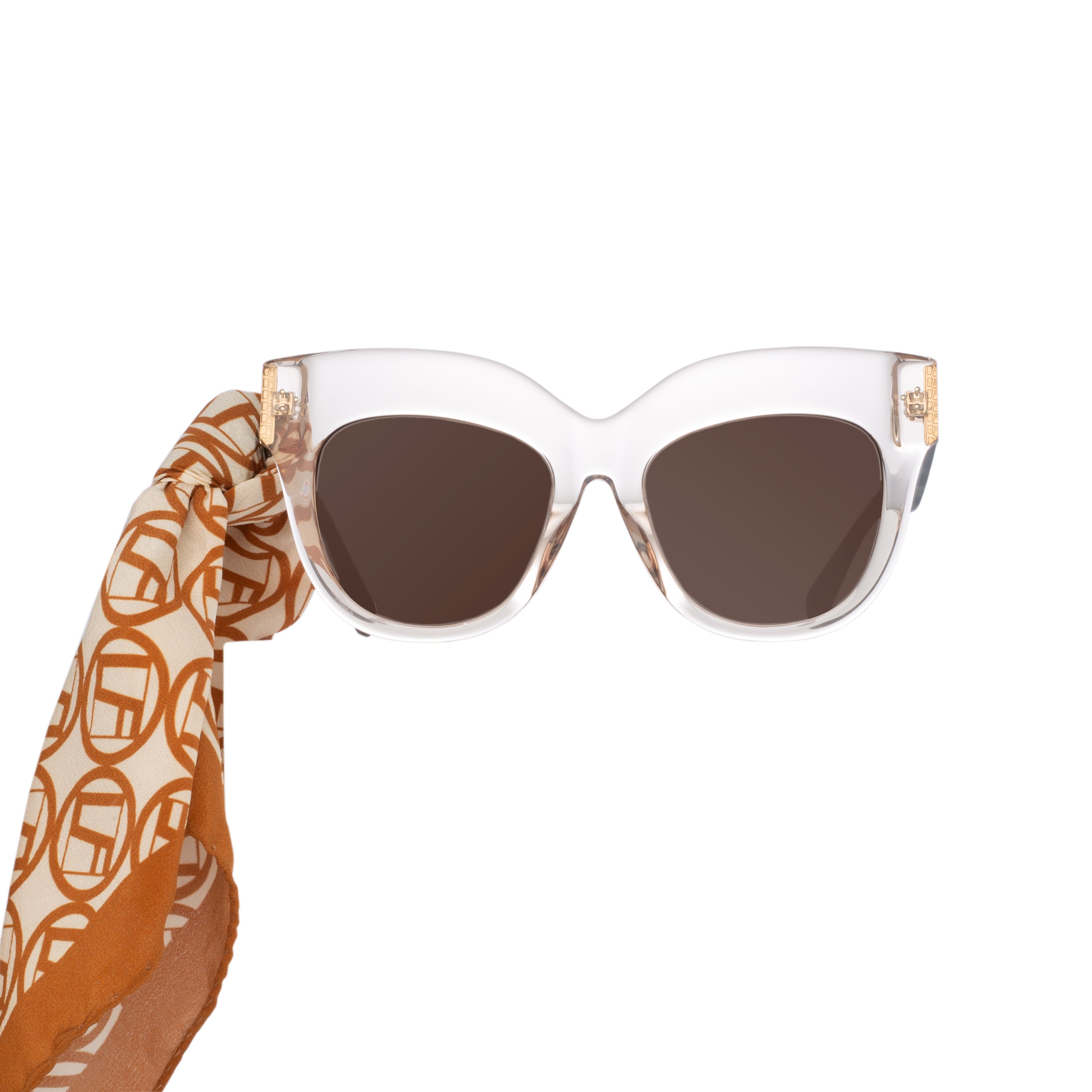 Dunaway Oversized Sunglasses in Ash