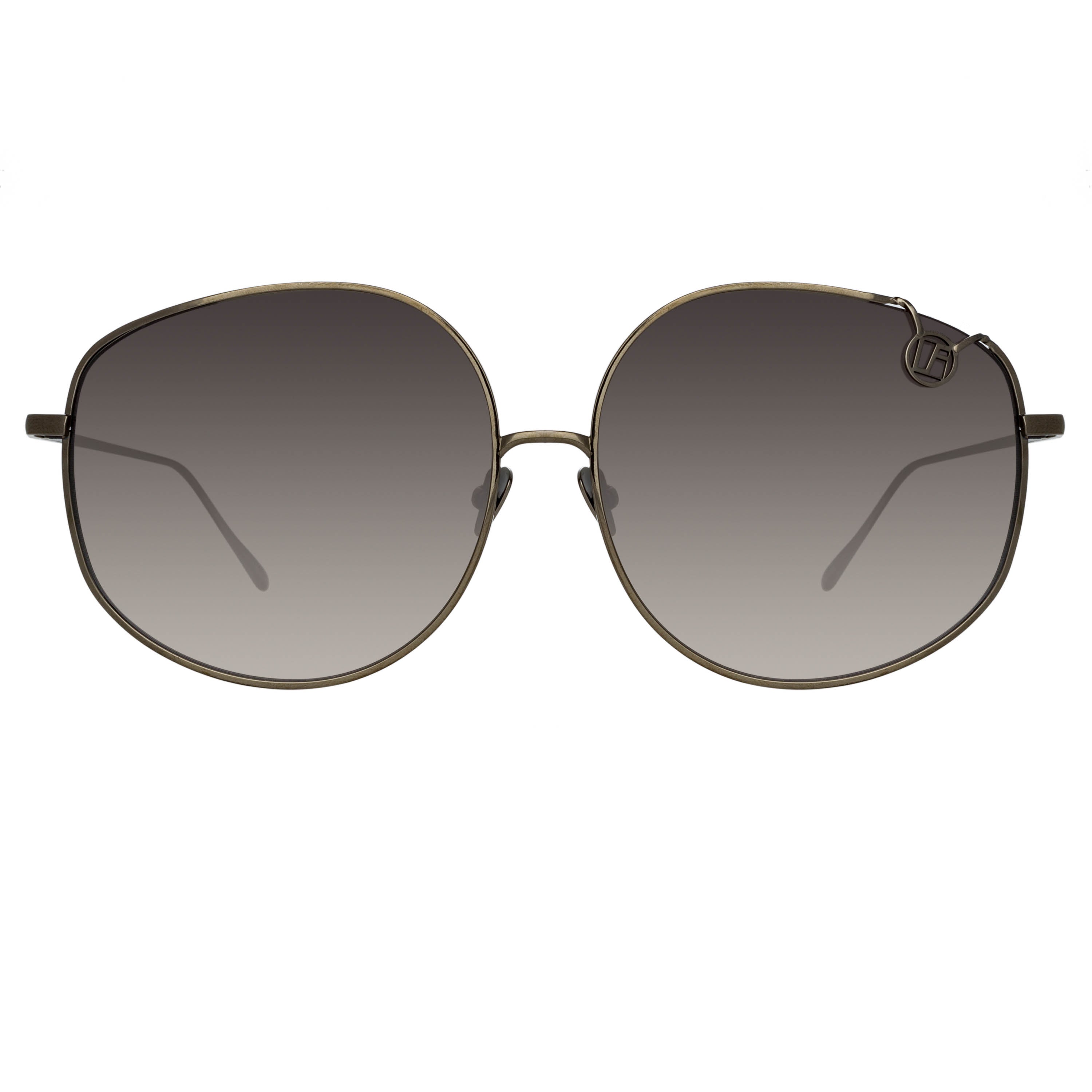 Marisa Oversized Sunglasses in Nickel