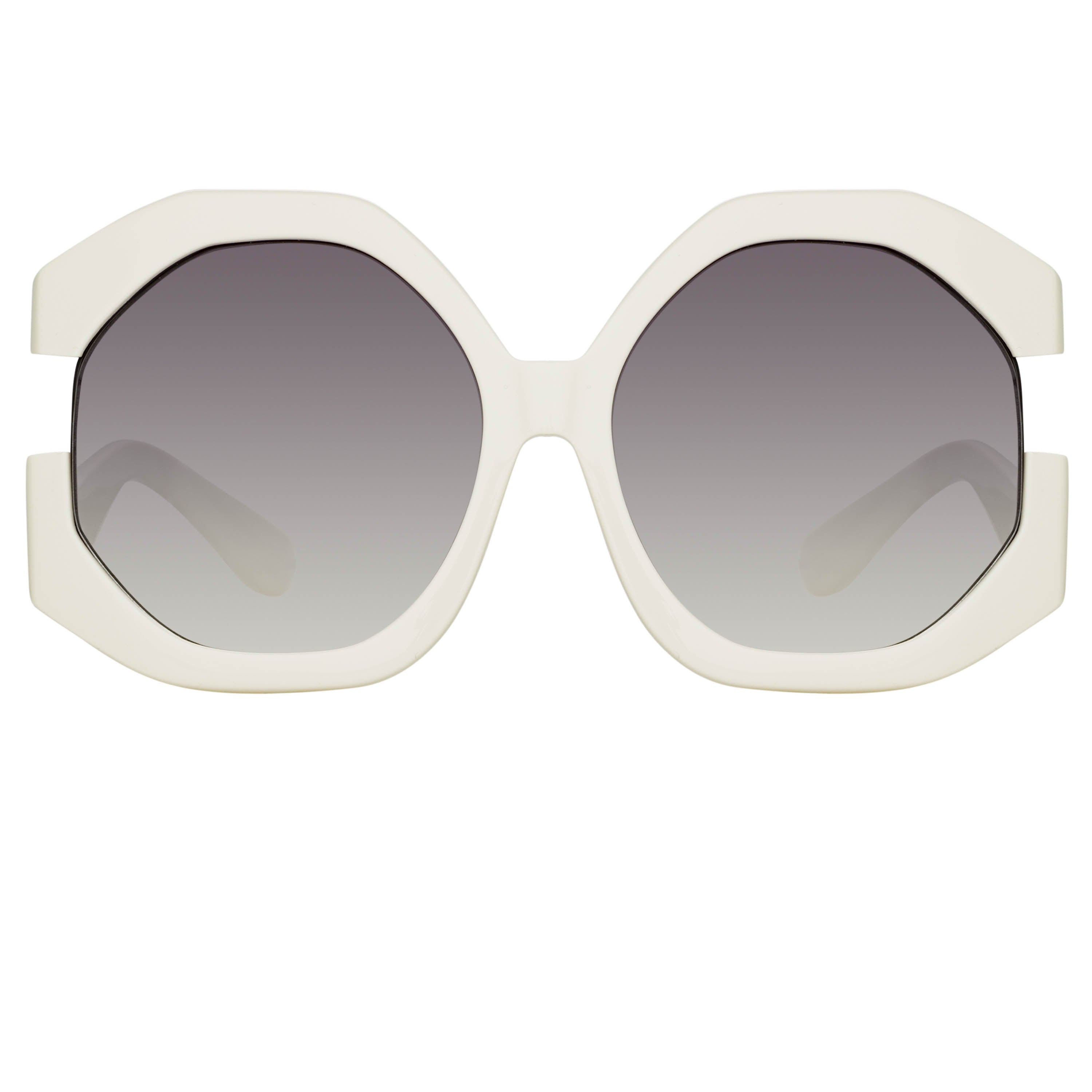 Bardot Oversized Sunglasses in White