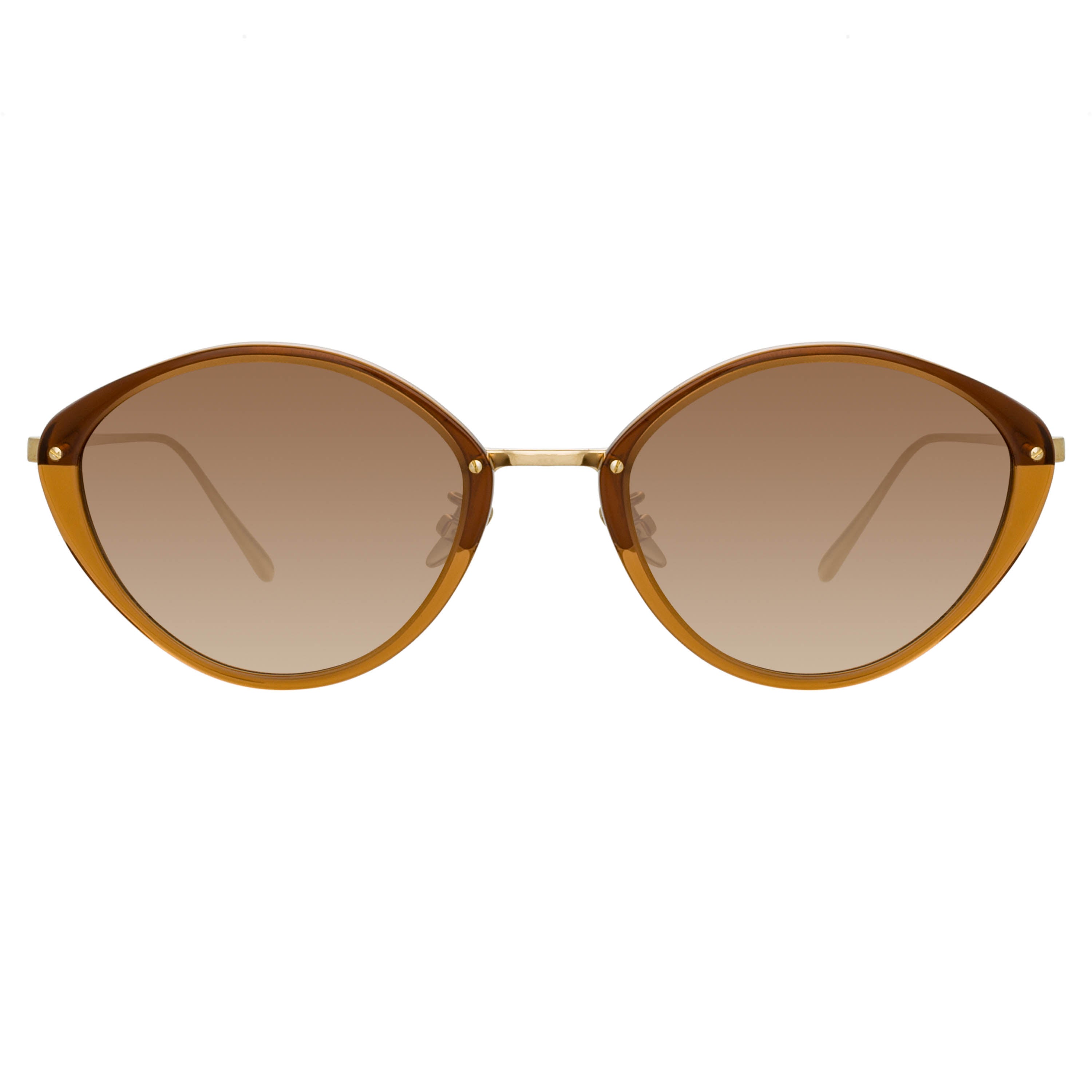 Lucy Cat Eye Sunglasses in Tobacco