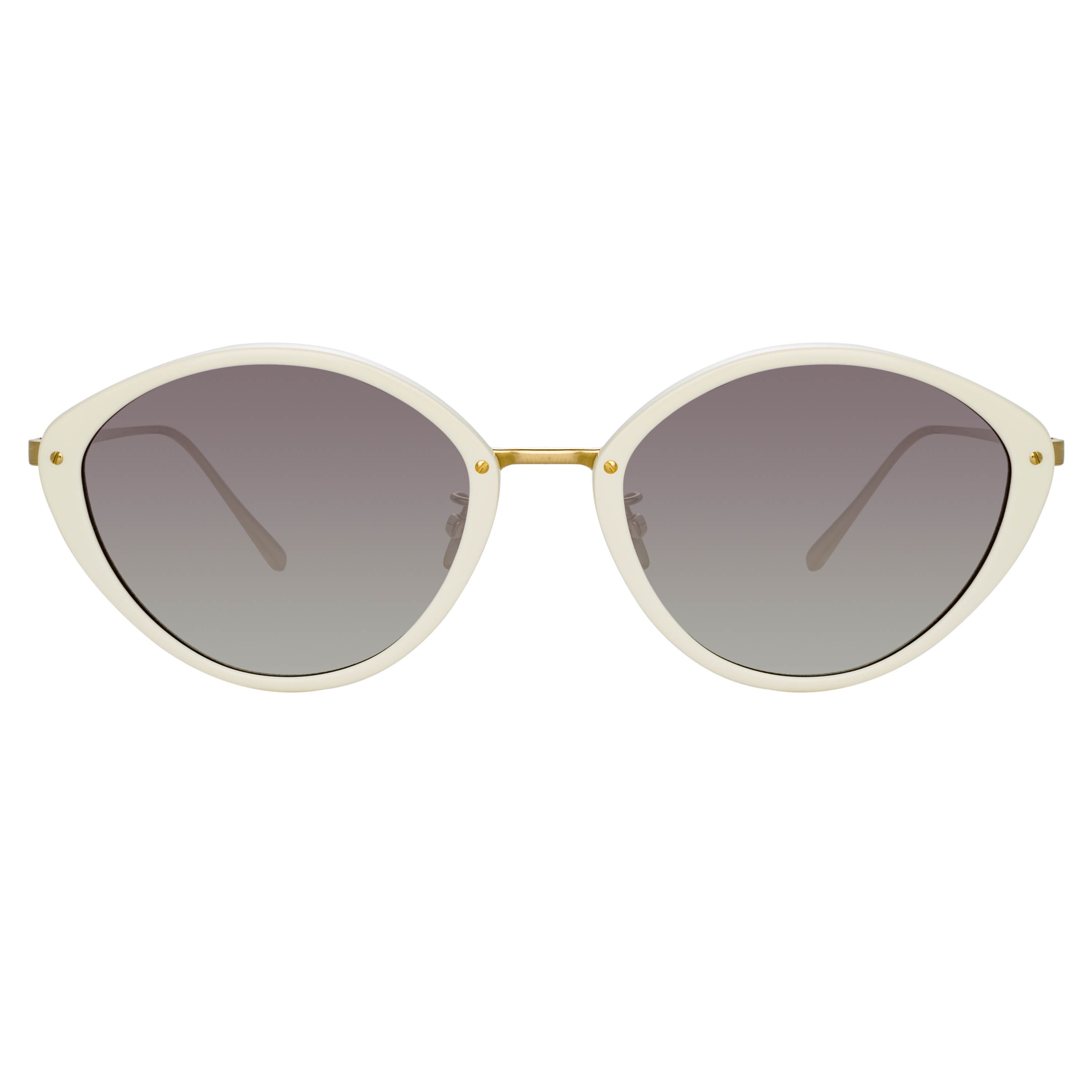 Lucy Cat Eye Sunglasses in White