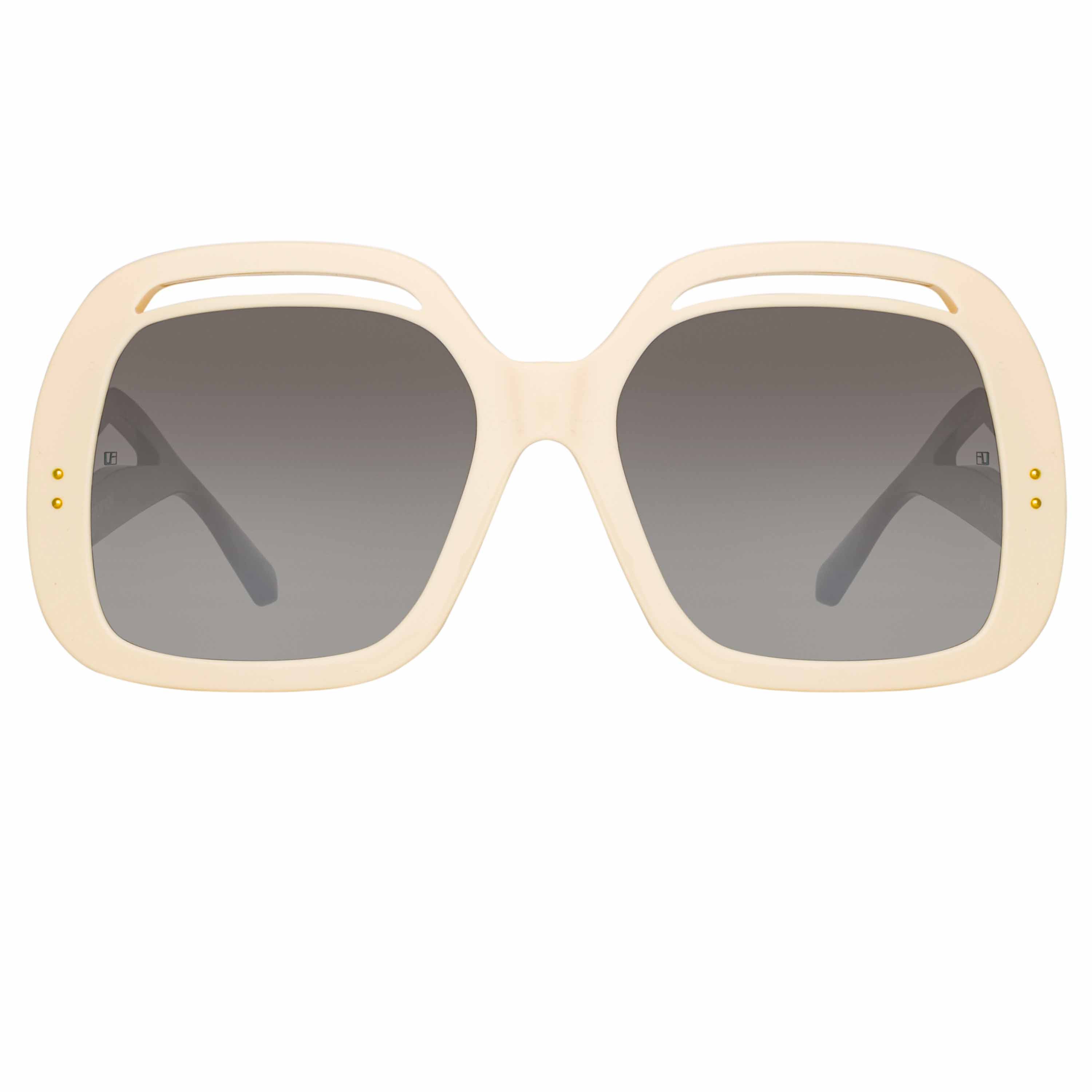 Renata Oversized Sunglasses in Cream