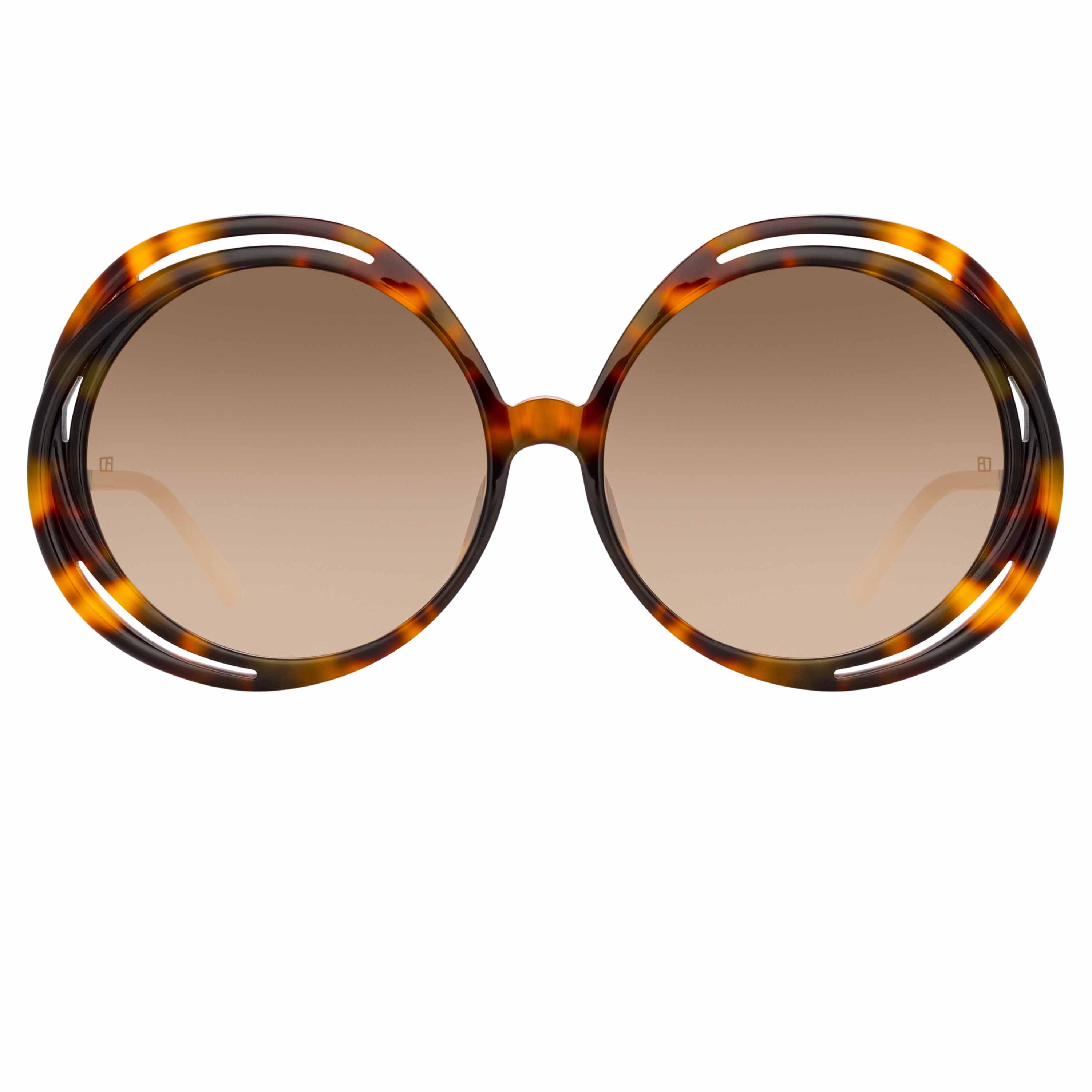 Ellen Round Sunglasses in Tortoiseshell