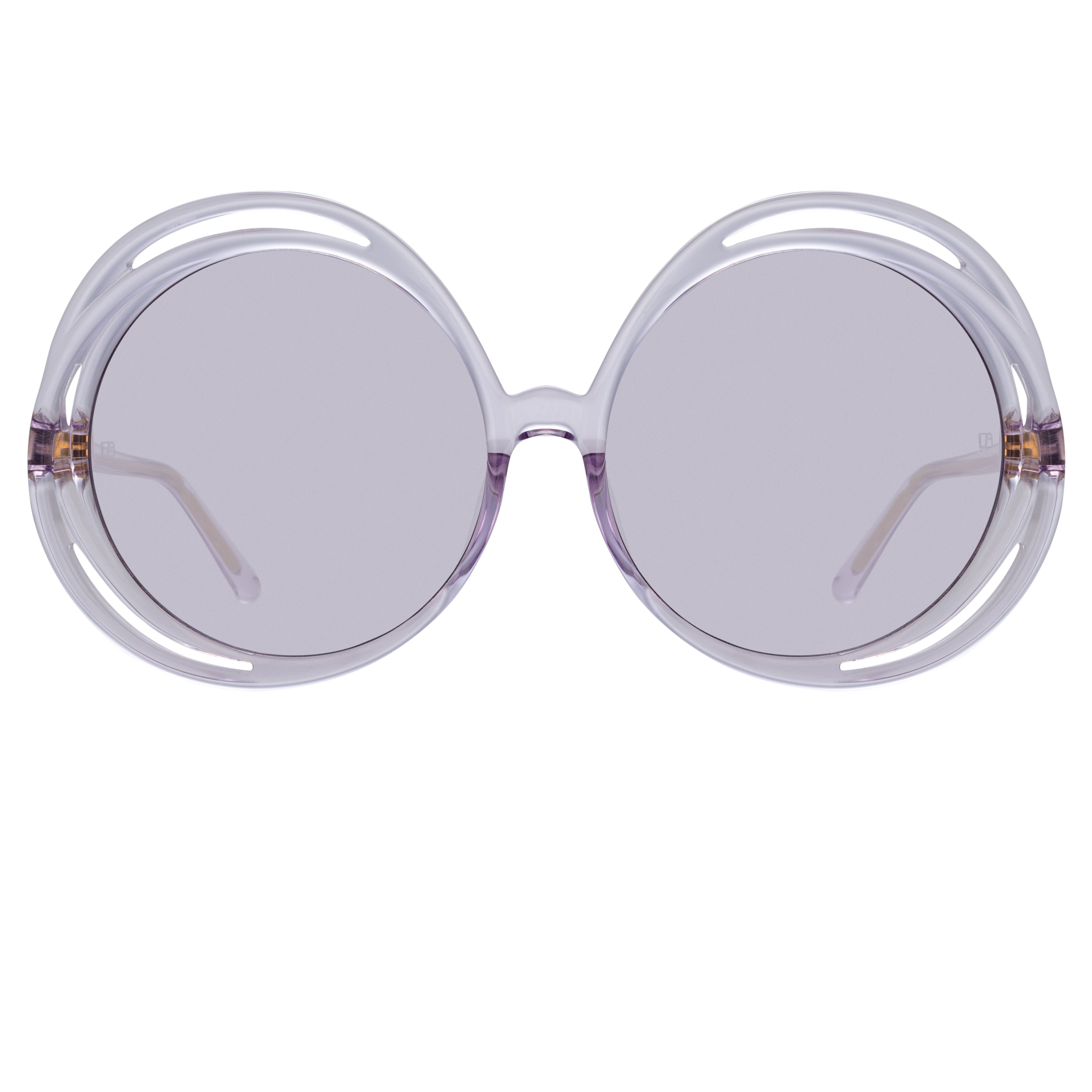 Ellen Round Sunglasses in Lilac