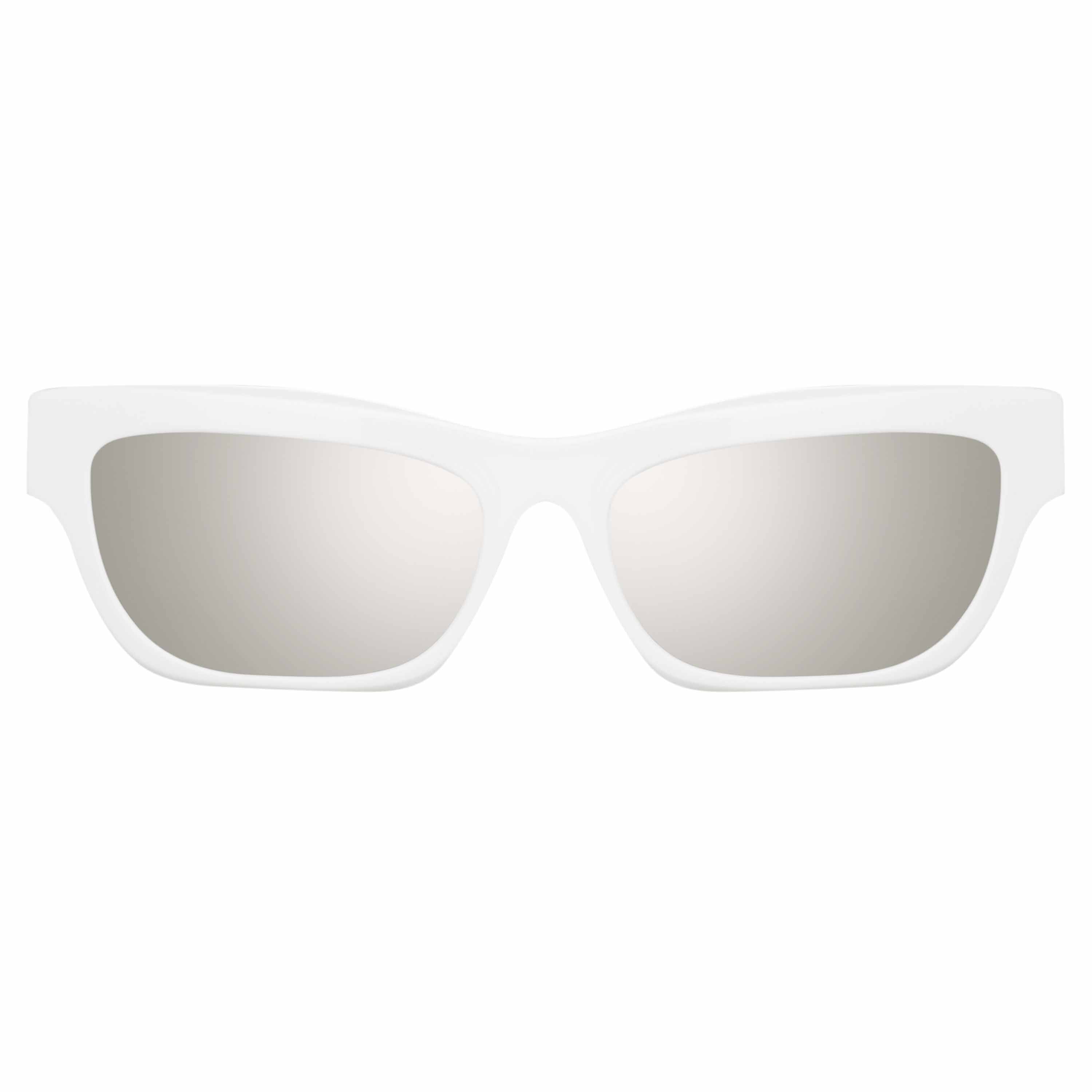 Paco Rabanne Moe Cat Eye Sunglasses in White
