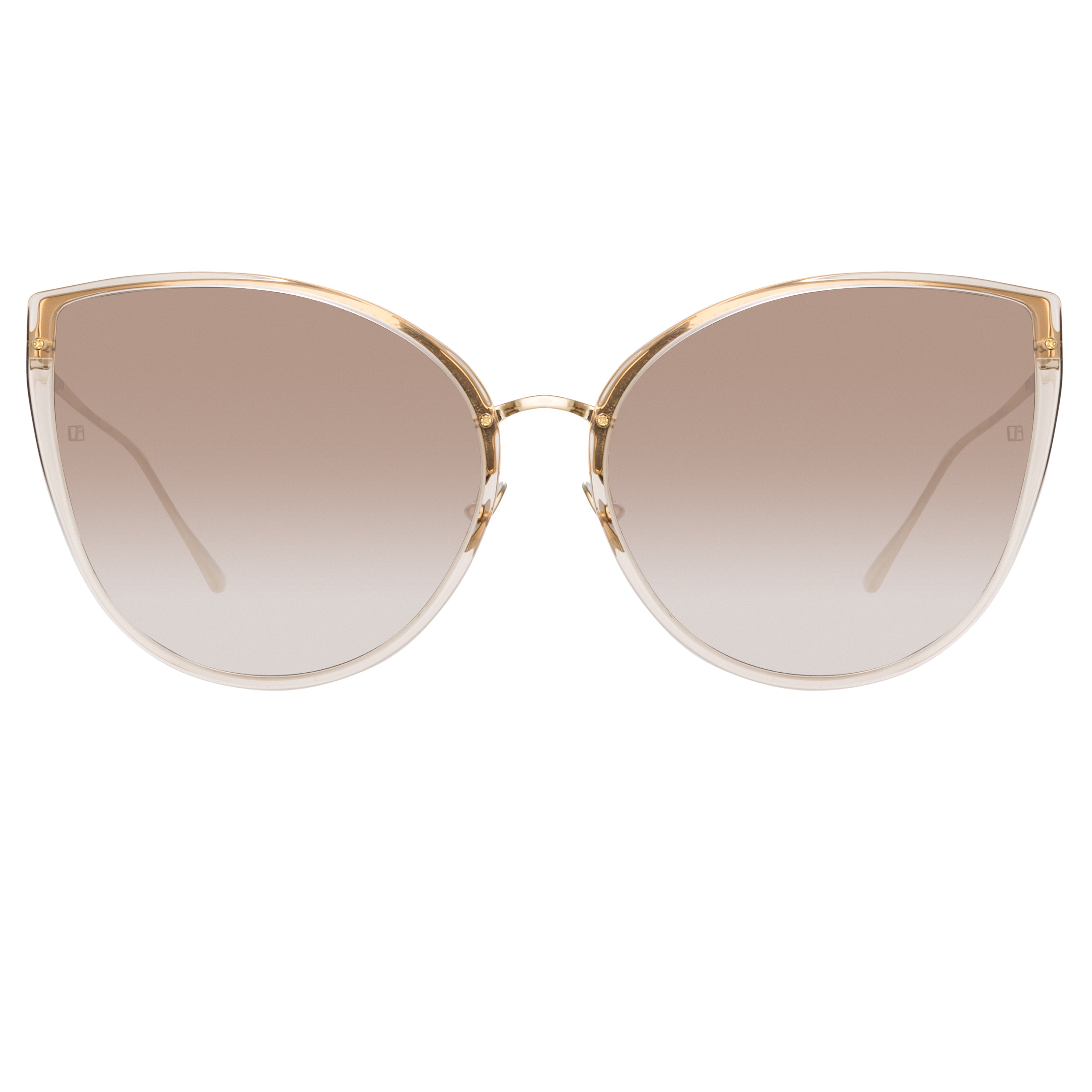 Silvie Cat Eye Sunglasses in Ash and Mocha