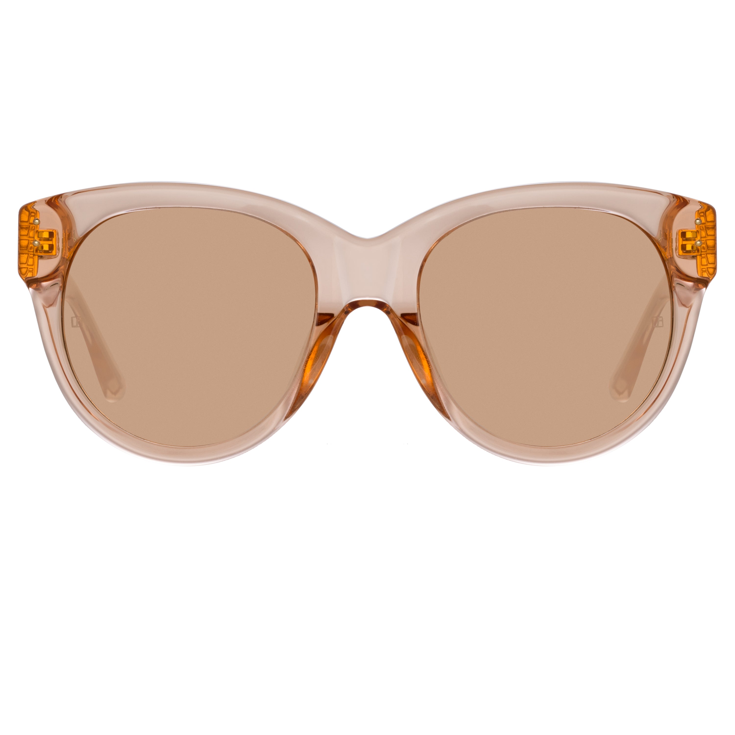 Madi Oversized Sunglasses in Peach