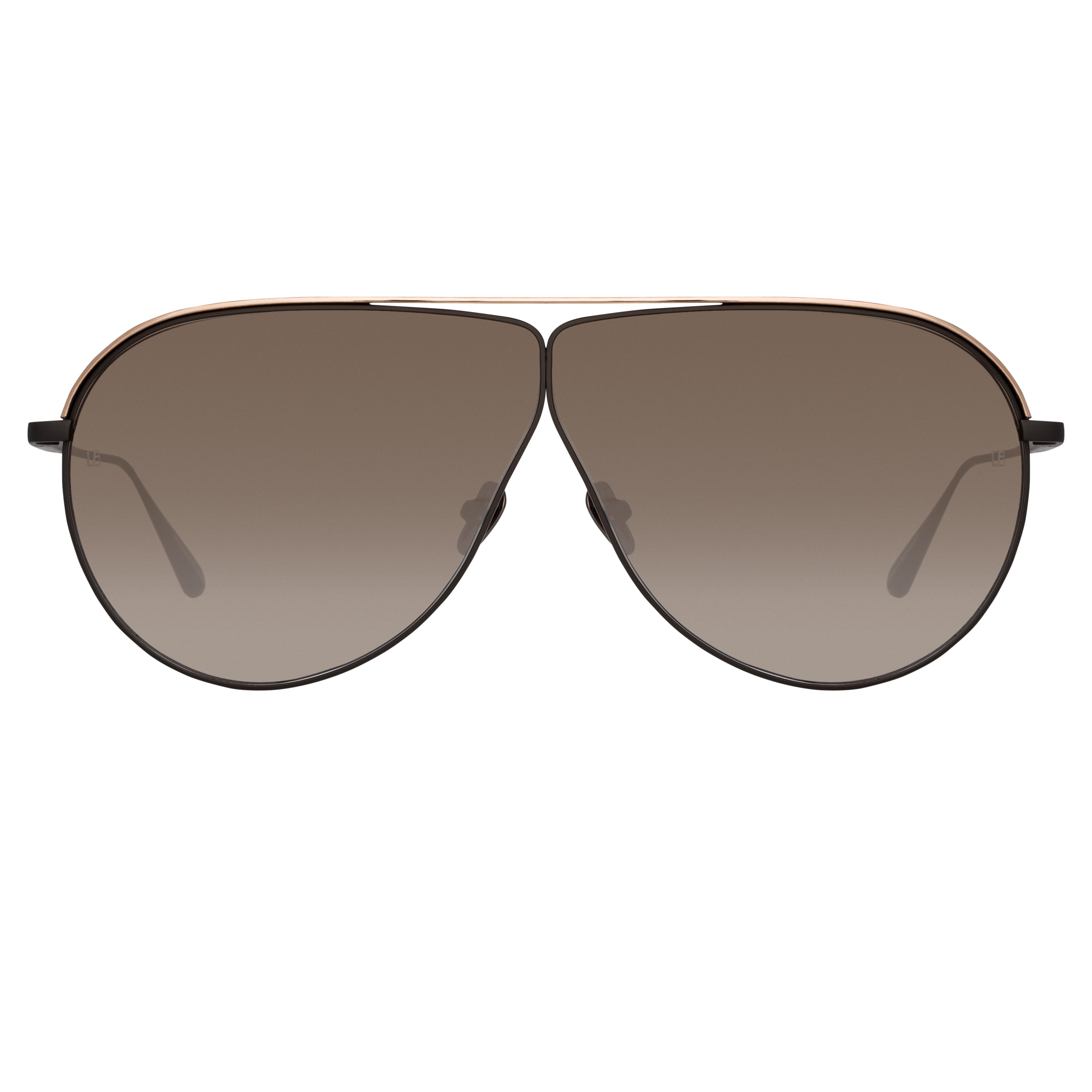 Hura Aviator Sunglasses in Black