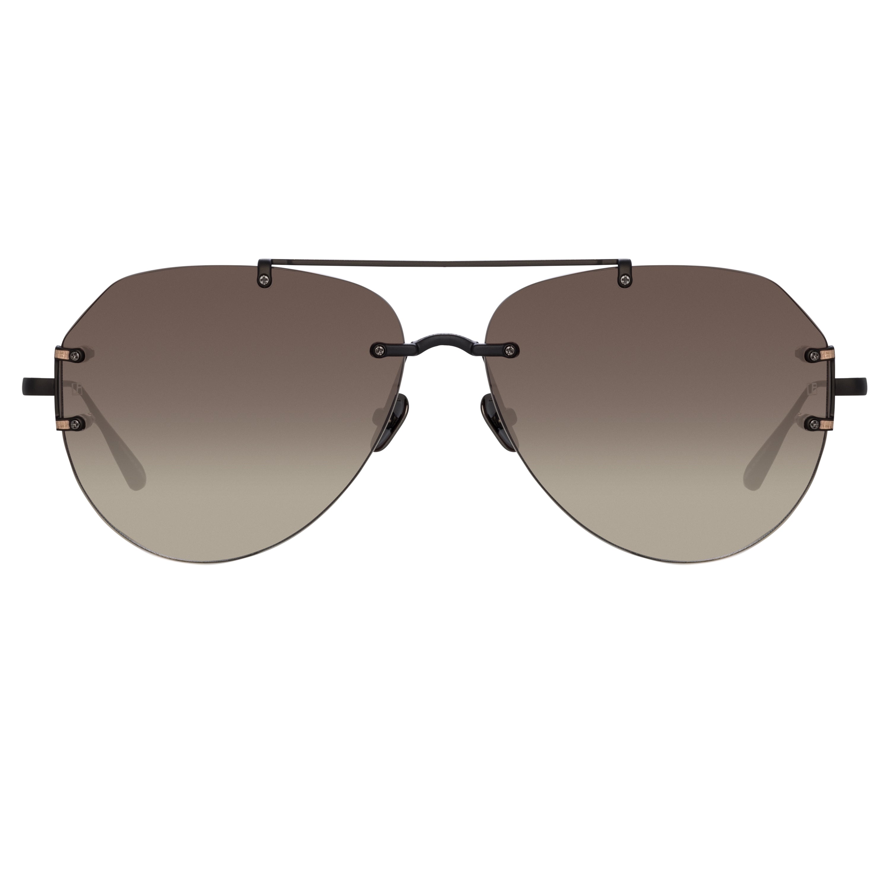 Duit Aviator Sunglasses in Black