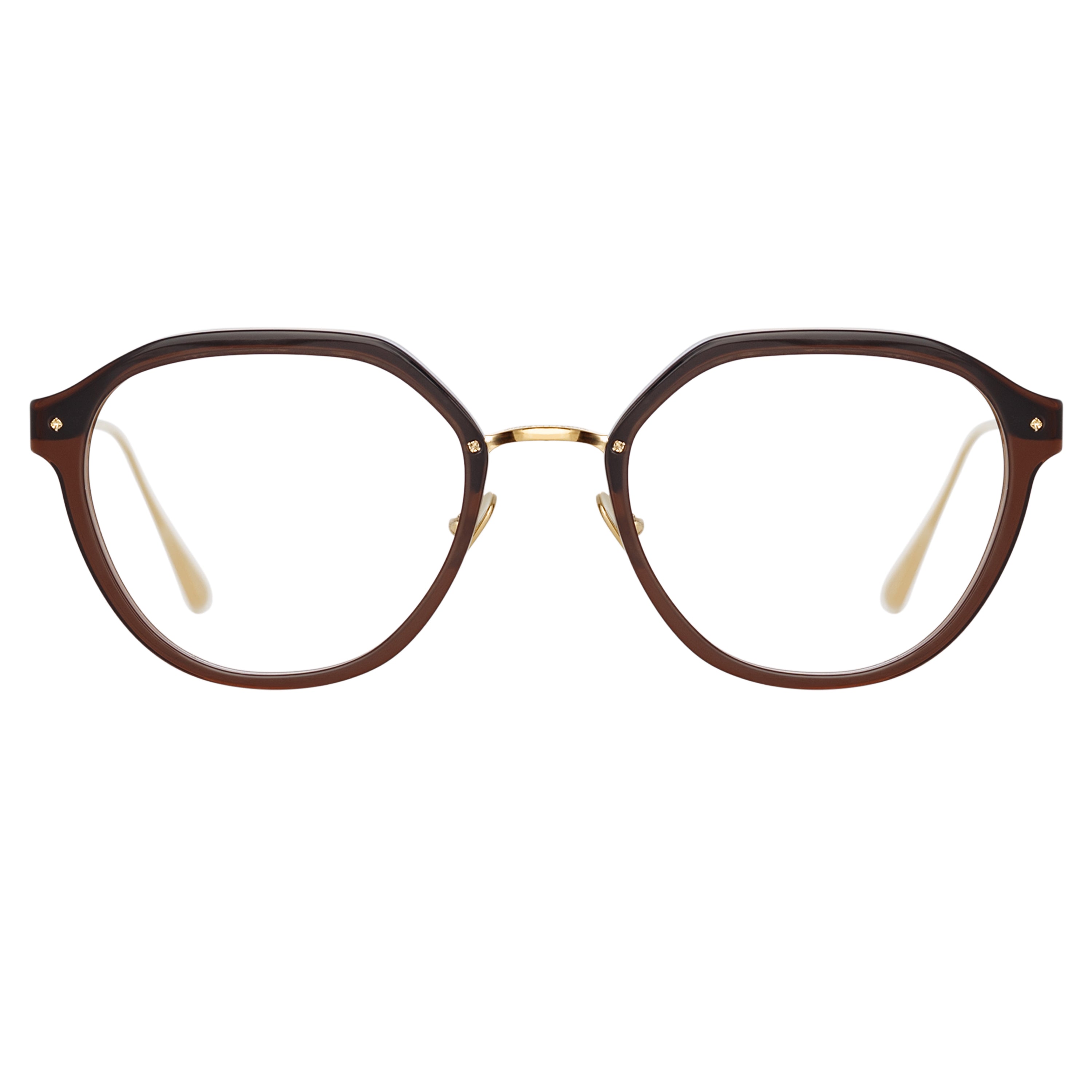 Cacao Angular Optical Frame in Brown