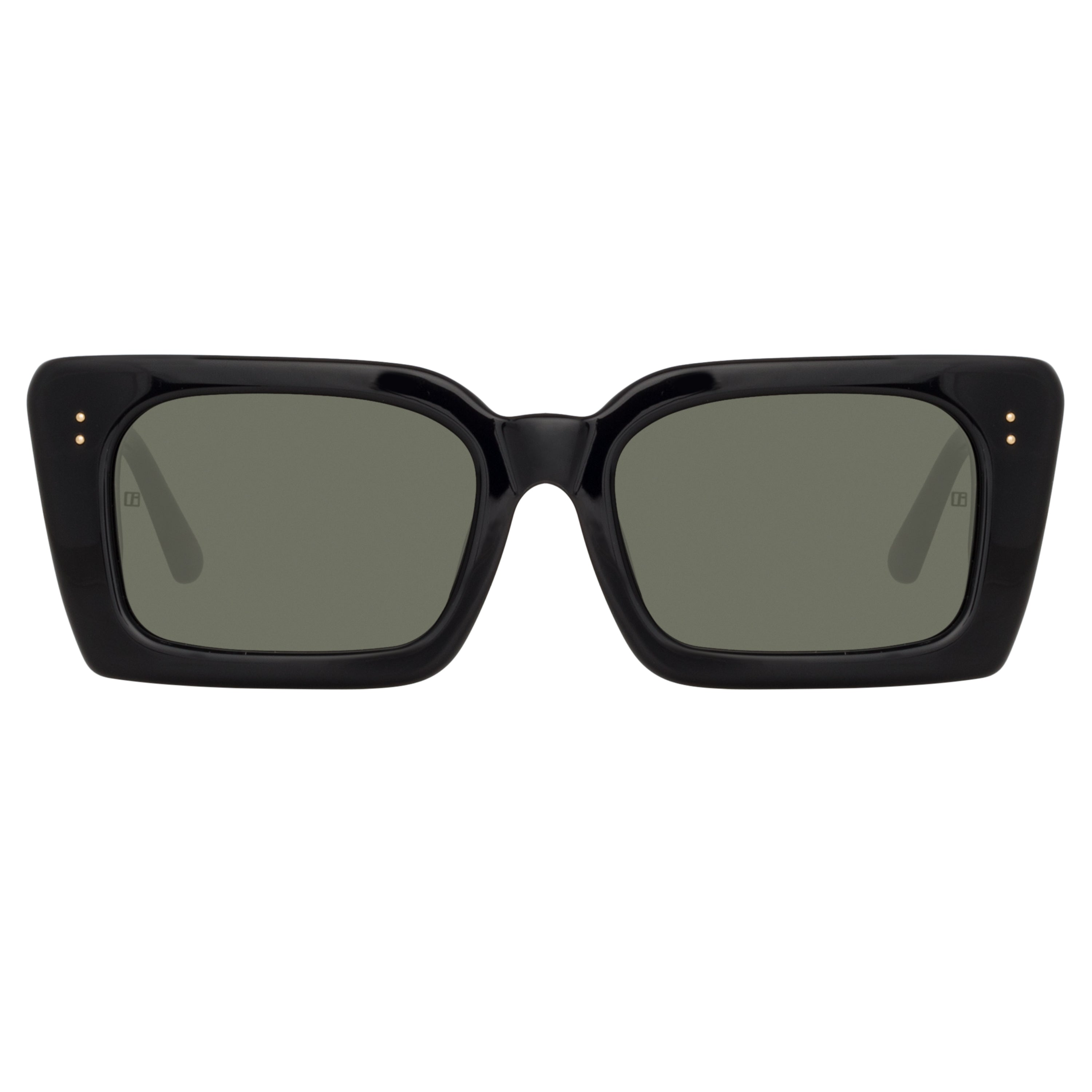 Nieve Rectangular Sunglasses in Black