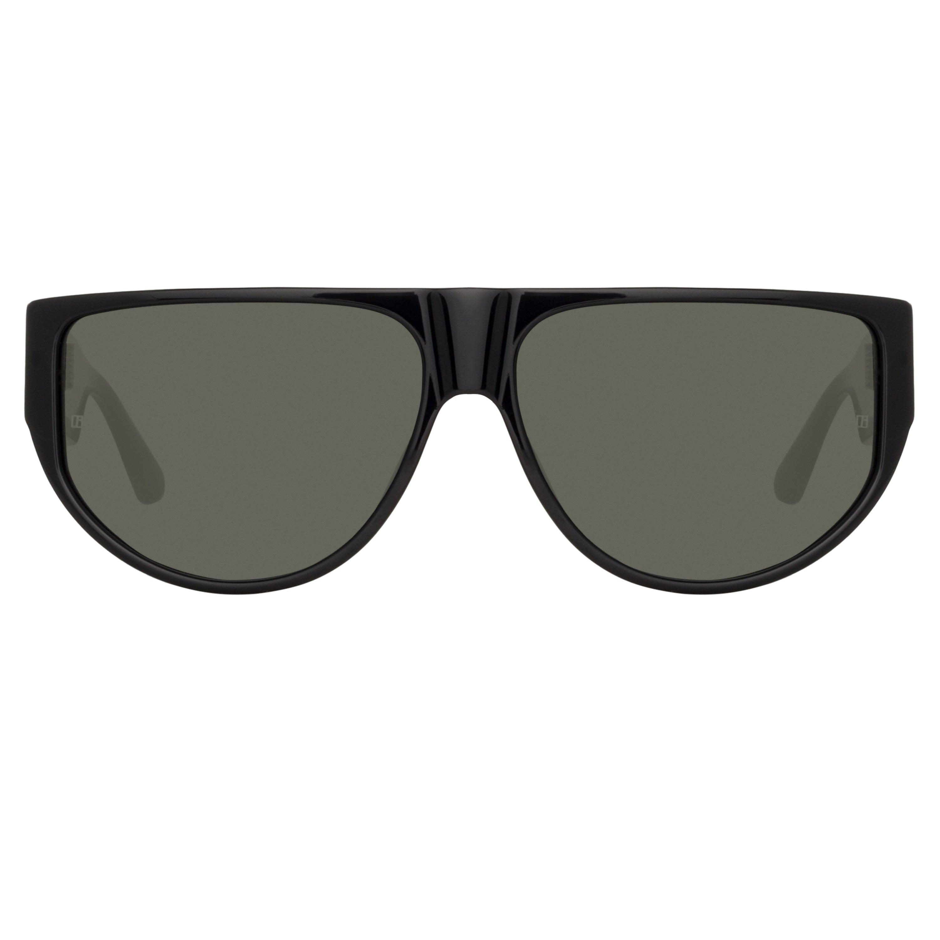 Elodie Flat Top Sunglasses in Black