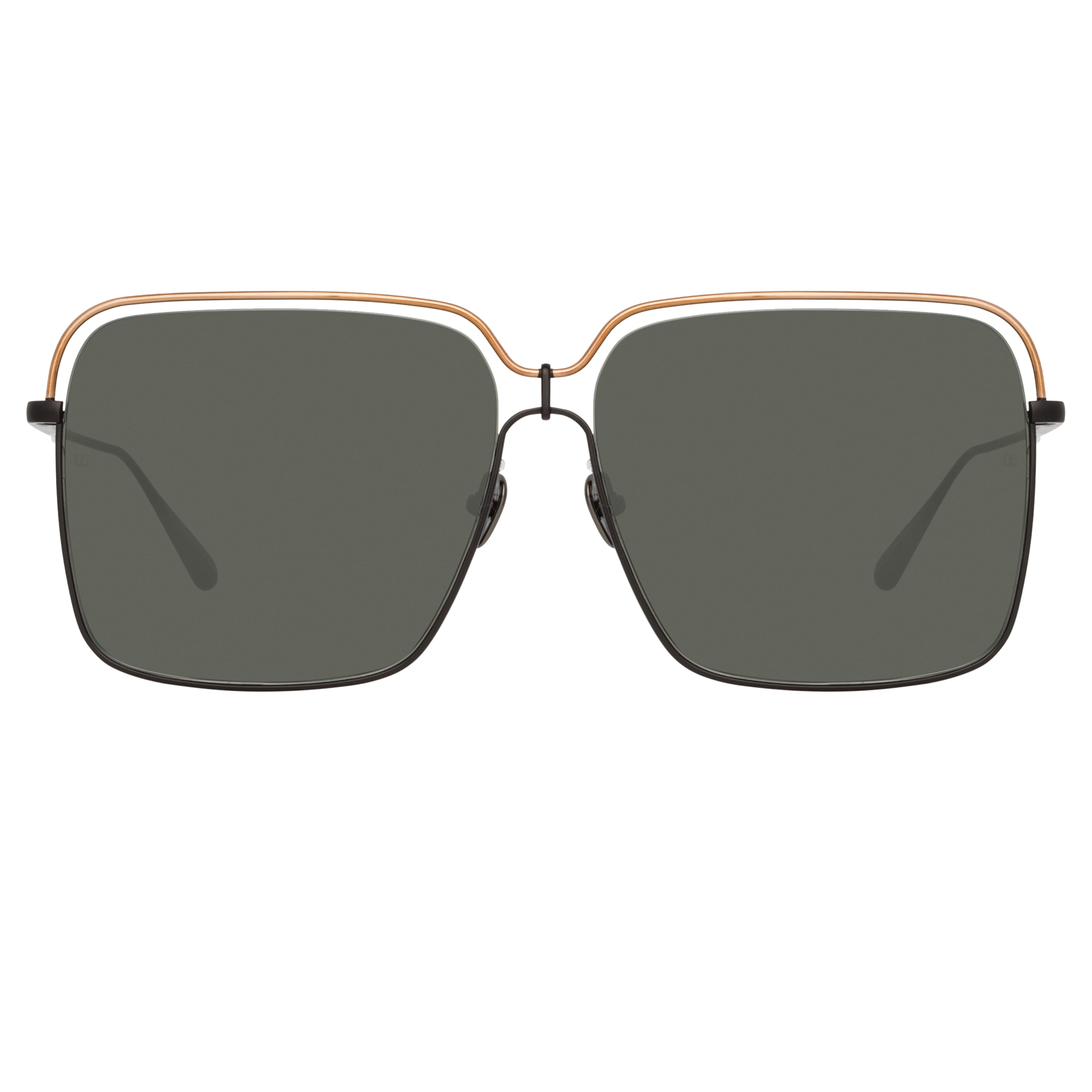 Marcia Square Sunglasses in Nickel