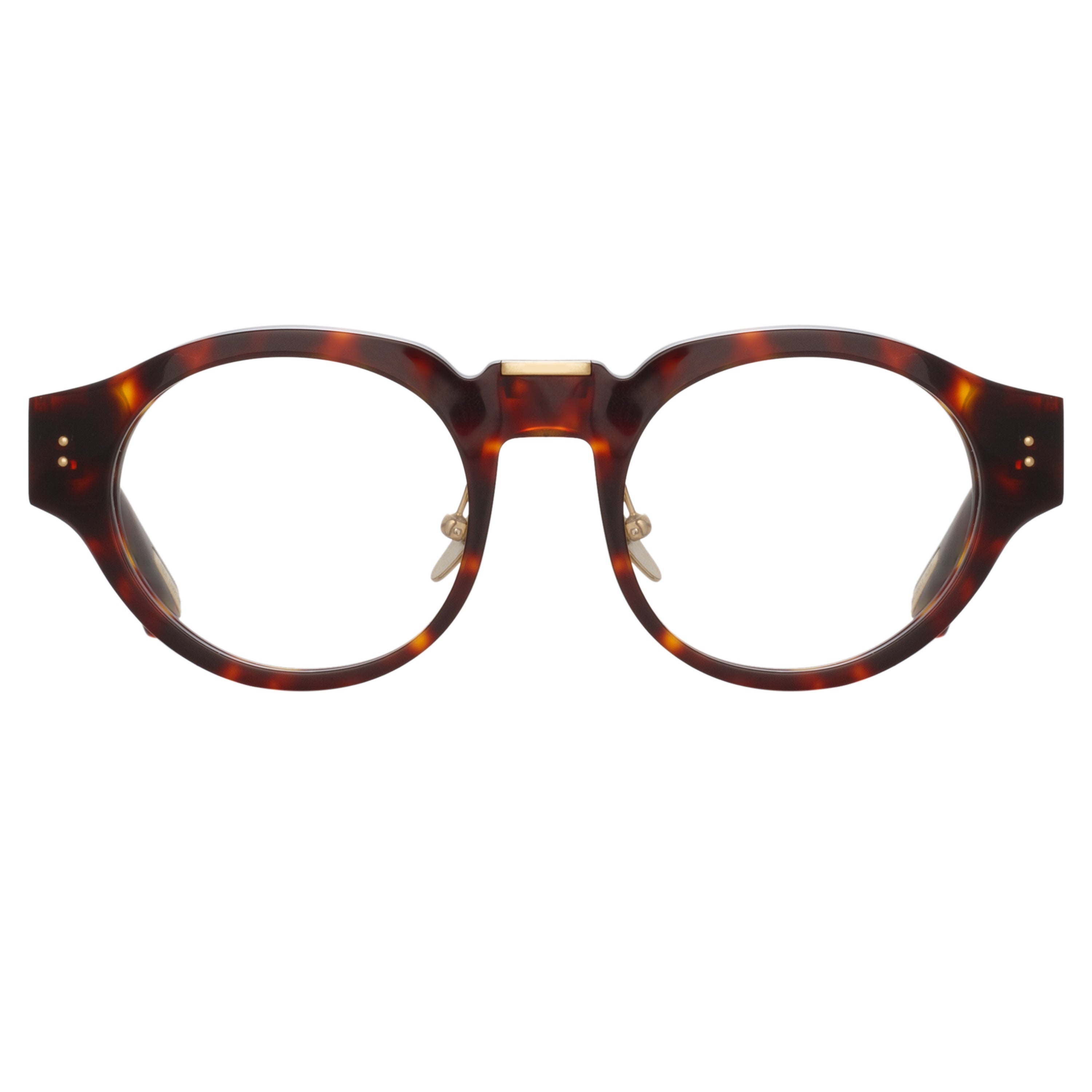 Leon Angular Optical Frame in Tortoiseshell