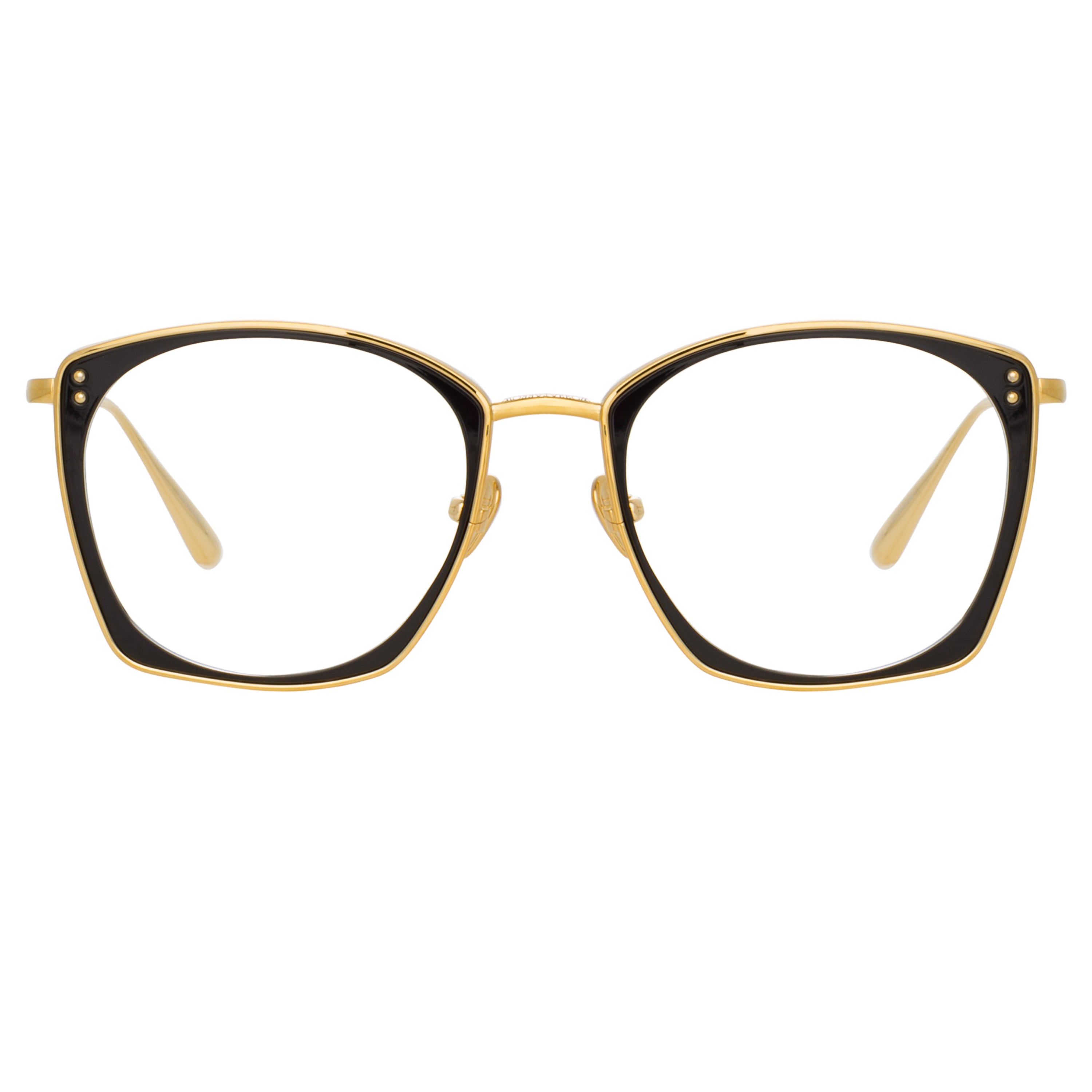 Milo Square Optical Frame in Yellow Gold