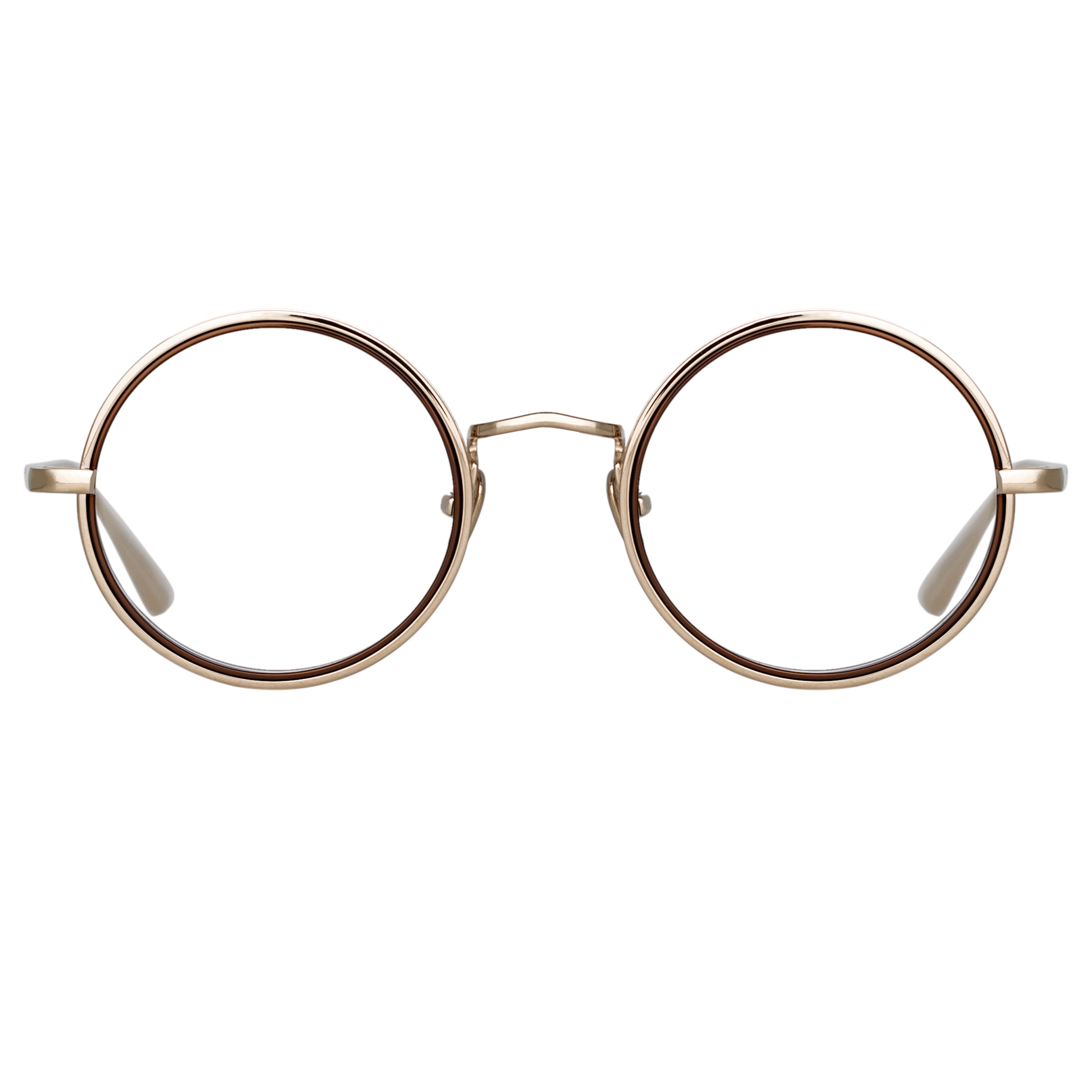 Cortina Oval Optical Frame in Light Gold