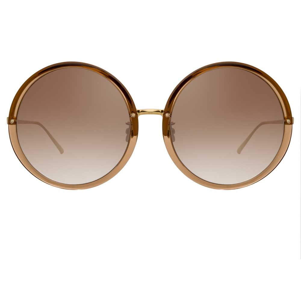 The Kew Oversized Sunglasses in Brown Frame (C34)