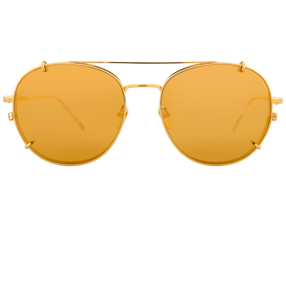 Linda Farrow 646 C1 Oval Sunglasses