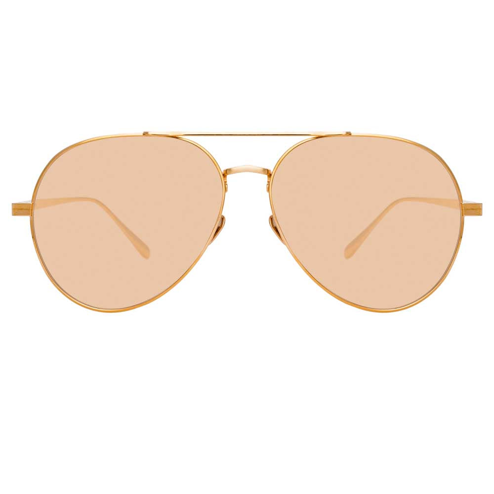 Linda Farrow Elgin C6 Aviator Sunglasses