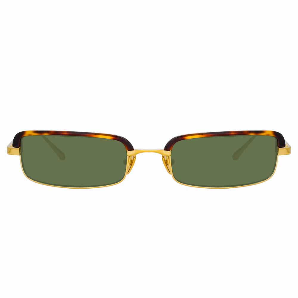 Linda Farrow Leona C2 Rectangular Sunglasses