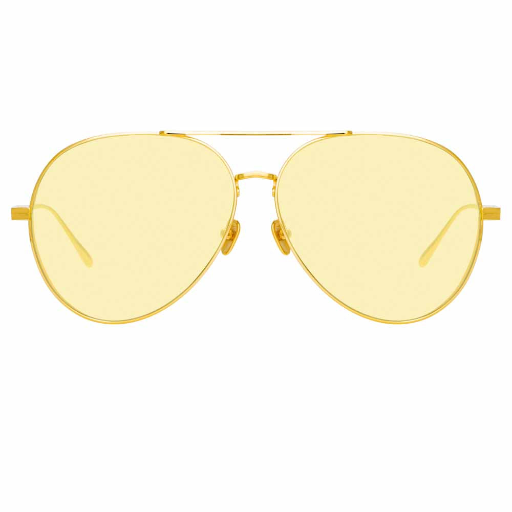 Linda Farrow Ace C6 Aviator Sunglasses