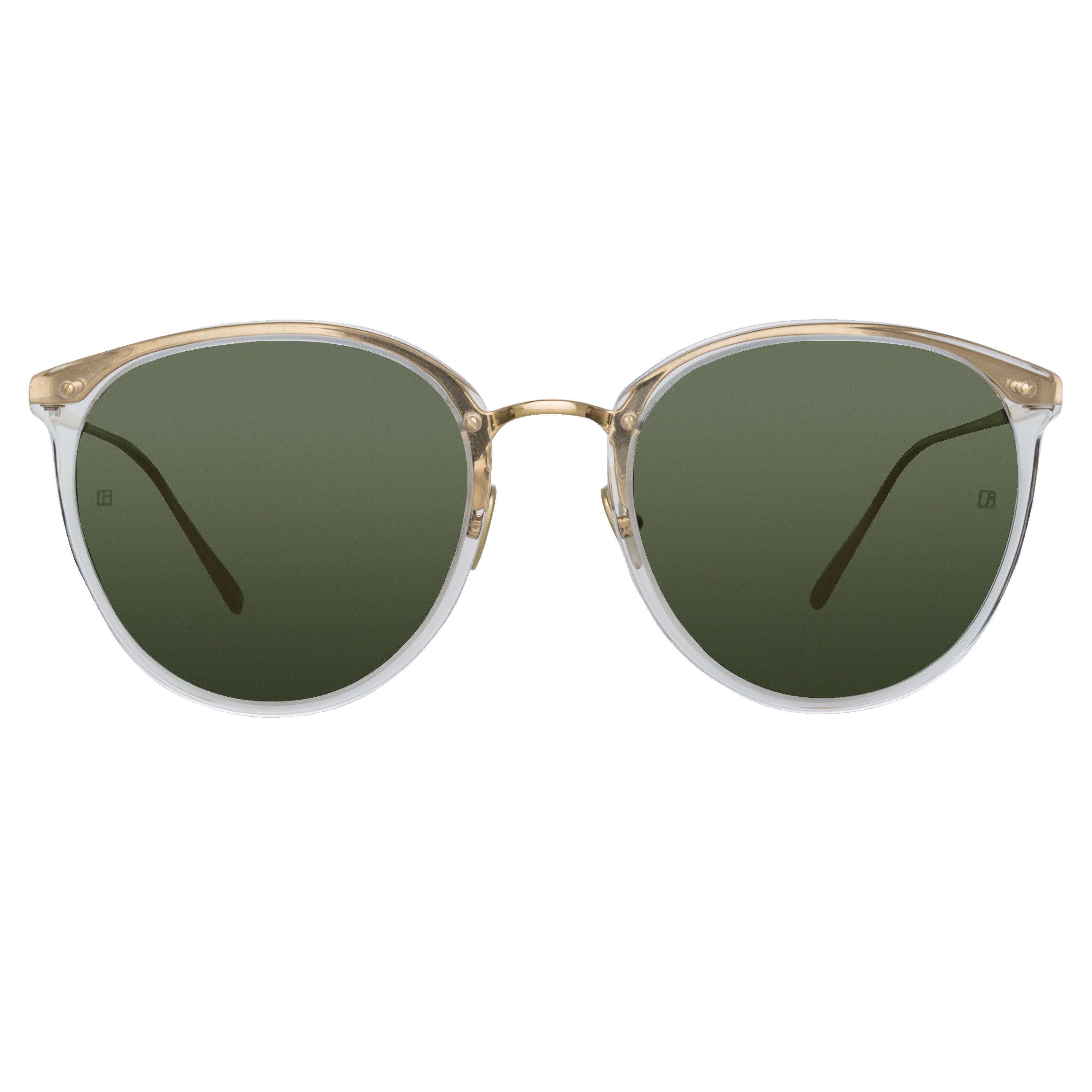 Men’s Calthorpe Oval Sunglasses in Clear