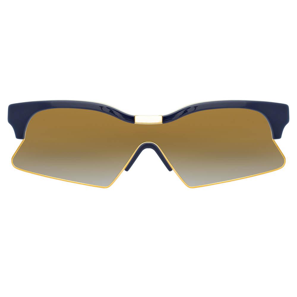 Marcelo Burlon 3 Special Sunglasses in Black and Yellow