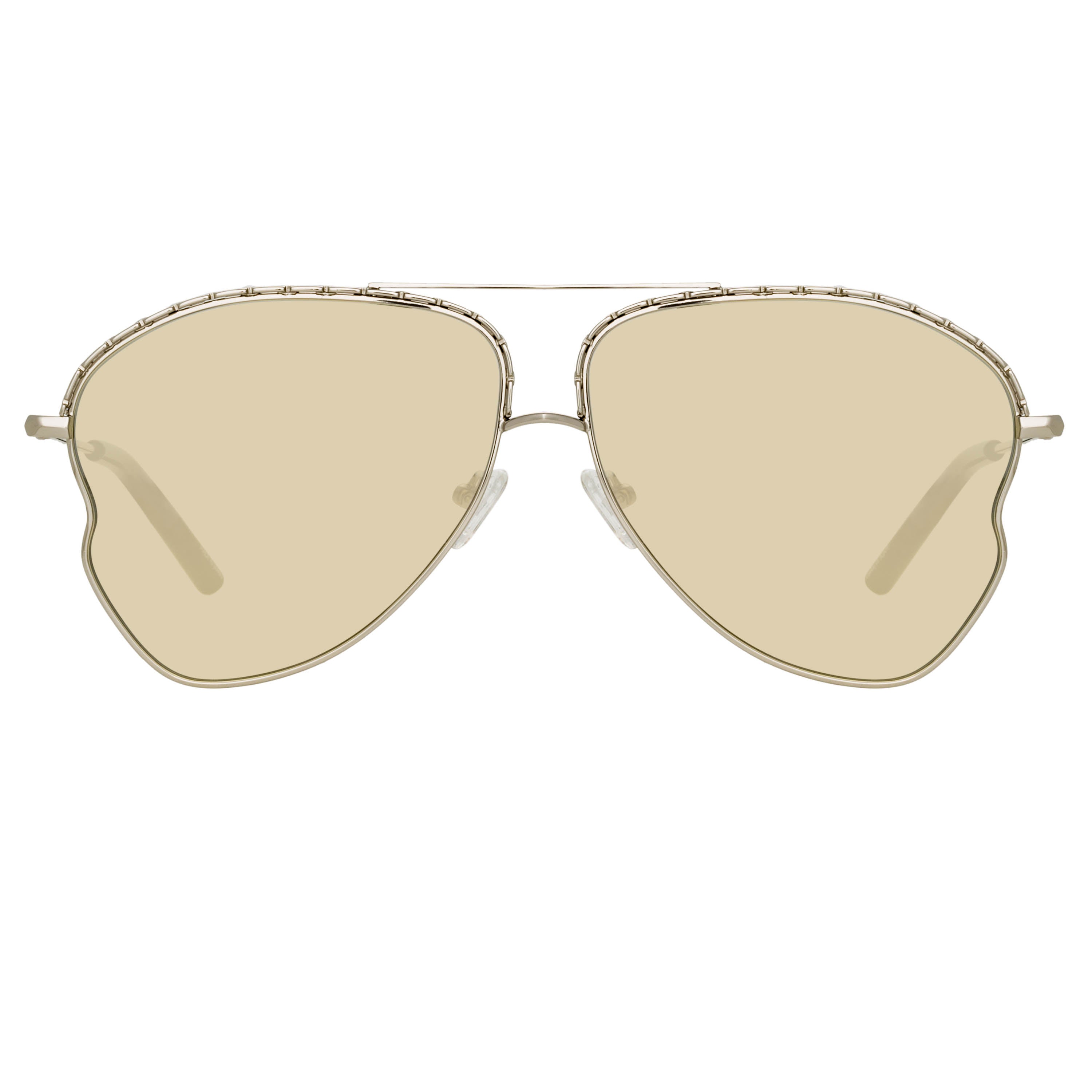 Matthew Williamson Lupin Sunglasses in Silver