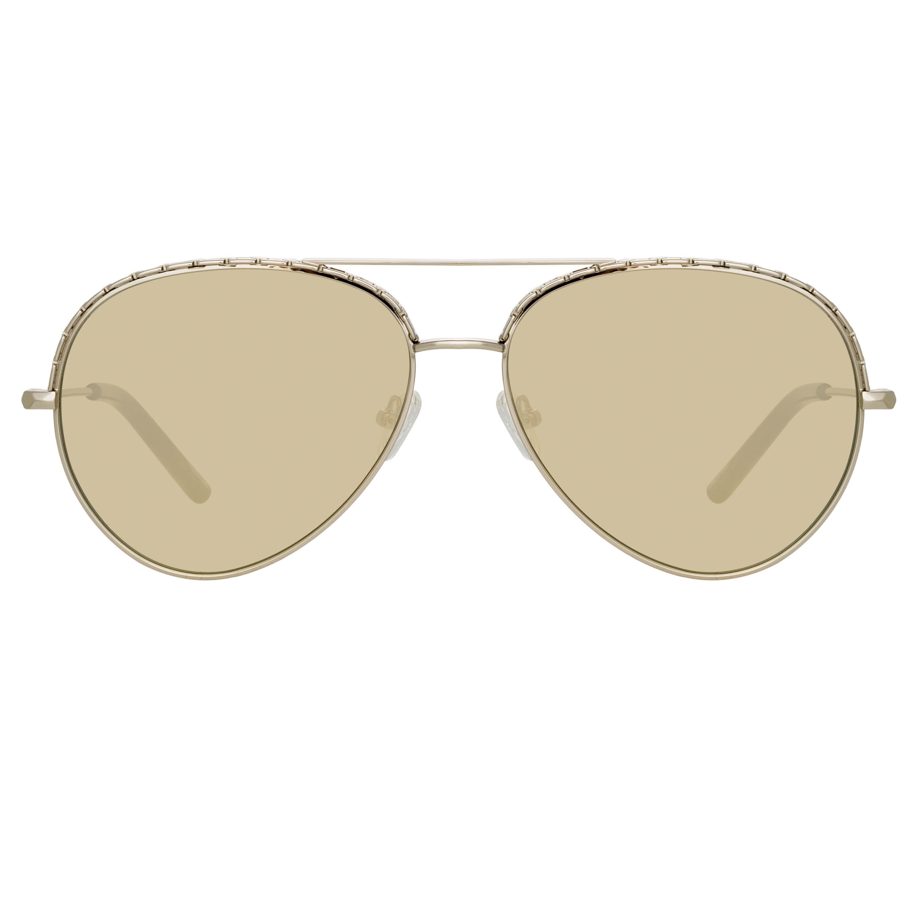 Matthew Williamson Magnolia Sunglasses in Silver