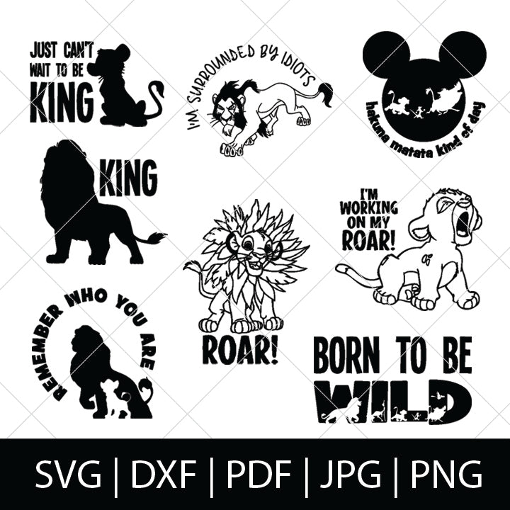 Free Free 99 Silhouette Lion King Svg Free SVG PNG EPS DXF File