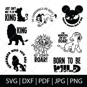 Free Free 324 Lion King Silhouette Svg SVG PNG EPS DXF File