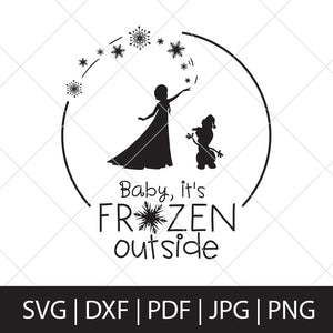 Download Baby It S Frozen Outside Disney Christmas Svg Thelovenerds